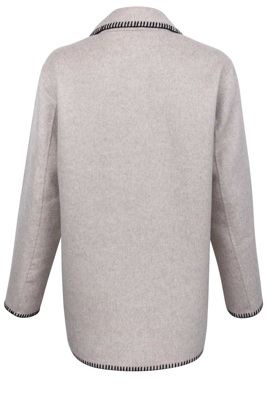 Dylan Blanket Stitch Jacket - Cozy & Stylish Men's Outerwear for Fall & Winter | Perfect for Casual Outings, Hiking & Outdoor Adventures