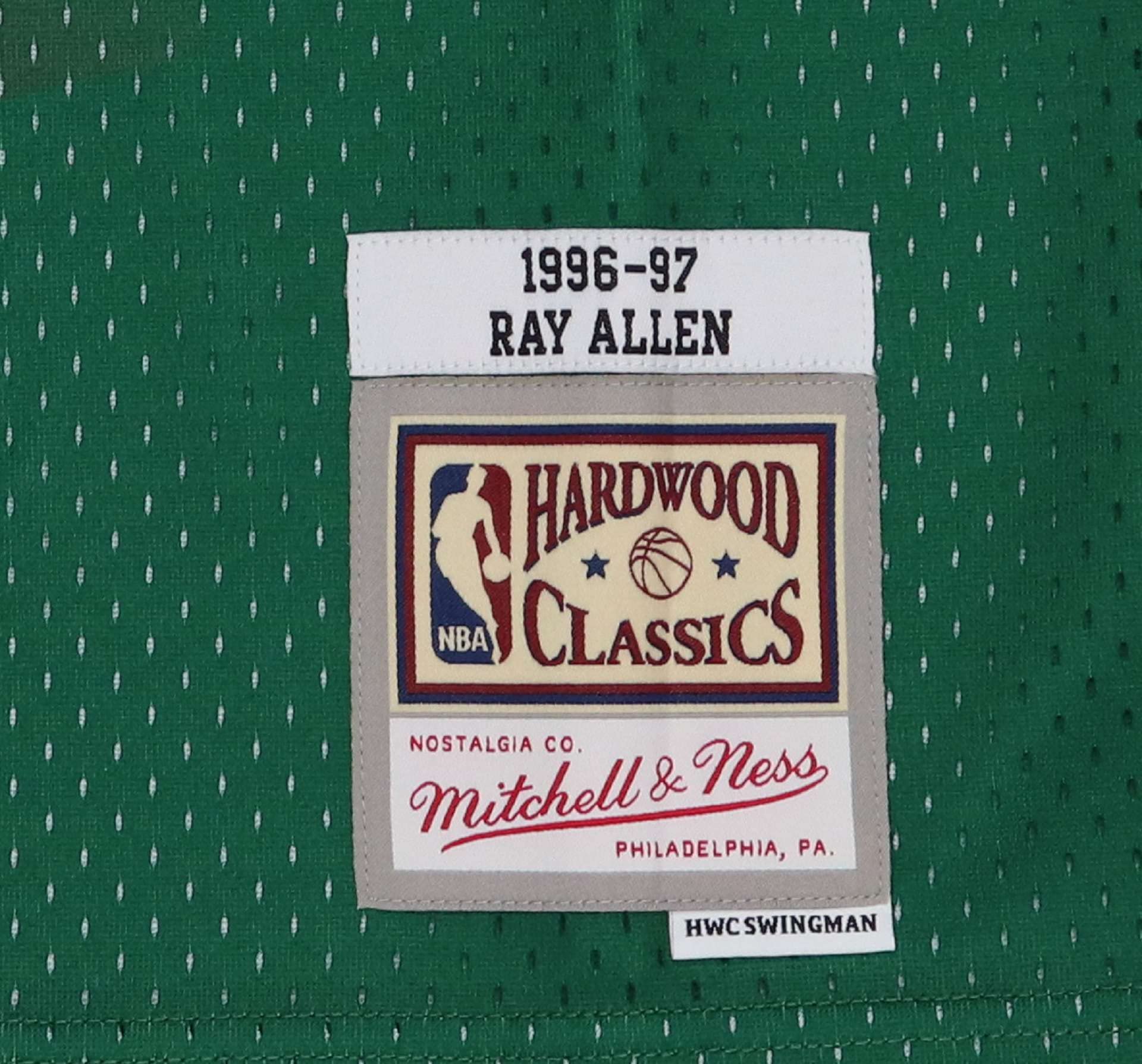 Mitchell & Ness Ray Allen #34 Milwaukee Bucks Replica Swingman NBA Jersey - Authentic Basketball Jersey for Fans & Collectors - Perfect for Games, Parties & Sports Events