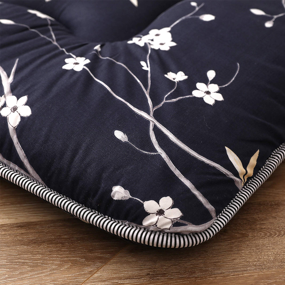 MAXYOYO Floor Mattress - Japanese Style Printed Futon for Bedroom, Guest Room & Travel | Comfortable Foldable Floor Sleeping Pad for Adults & Kids