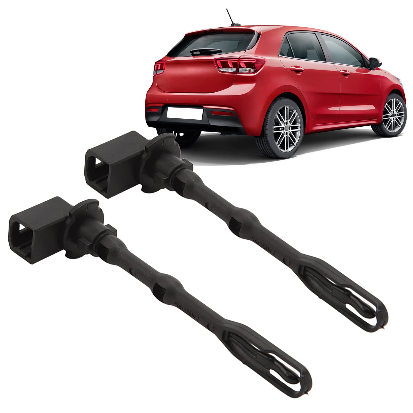 971431M000 AC Evaporator Thermistor - 2 Pack Black Car AC Temperature Sensor Probe | High Sensitivity Replacement Part for 2012-2017 Hyundai Accent | Perfect for AC Repair & Summer Cooling Maintenance