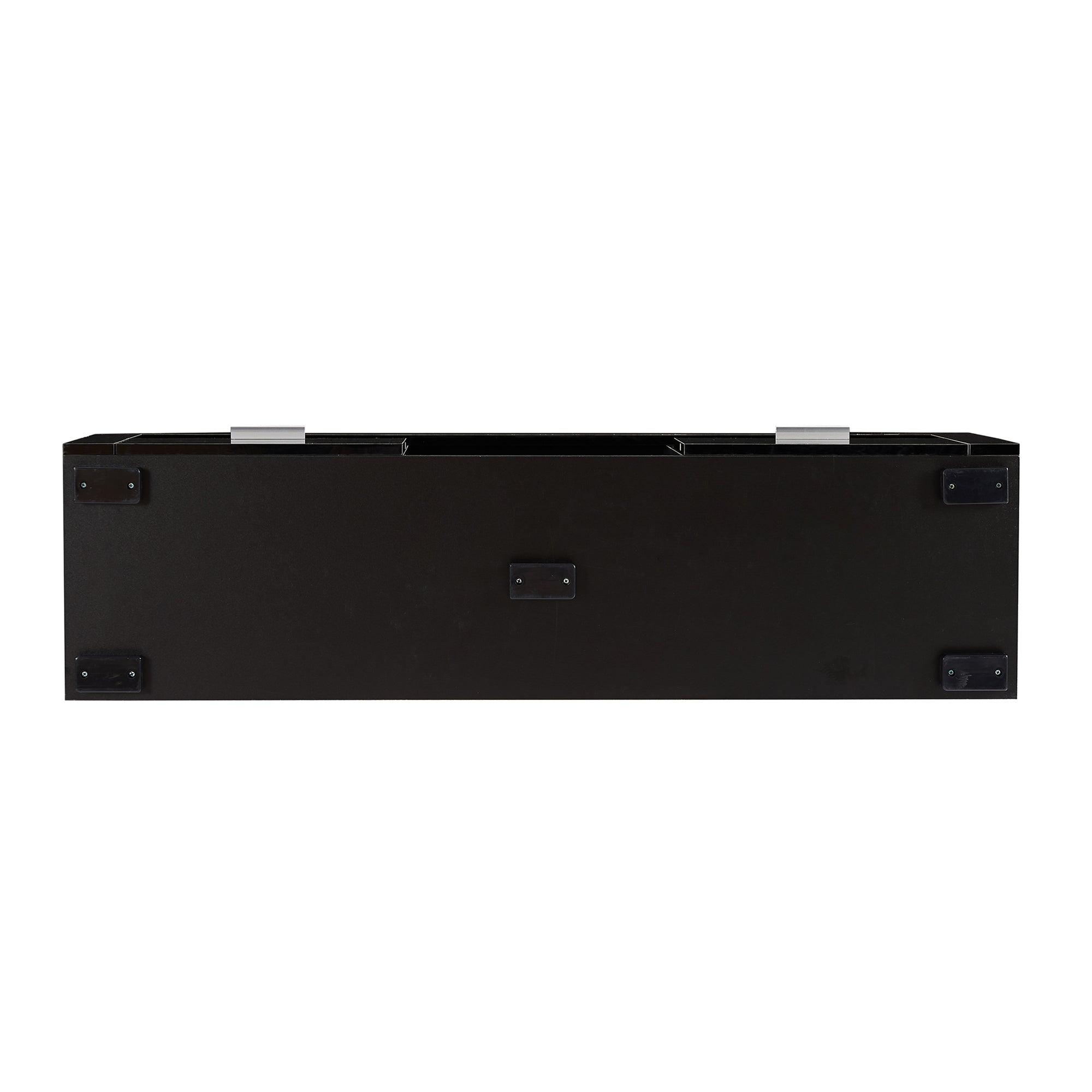 Modern Black TV Stand with LED Lights - High Glossy TV Cabinet for Living Room, Bedroom & Lounge - Easy Assembly - Perfect for Movie Nights & Entertainment Spaces