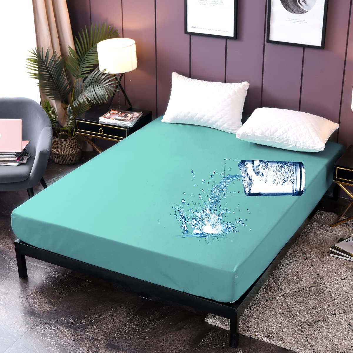 NTBED Waterproof Mattress Protector Cover - Queen Size 14