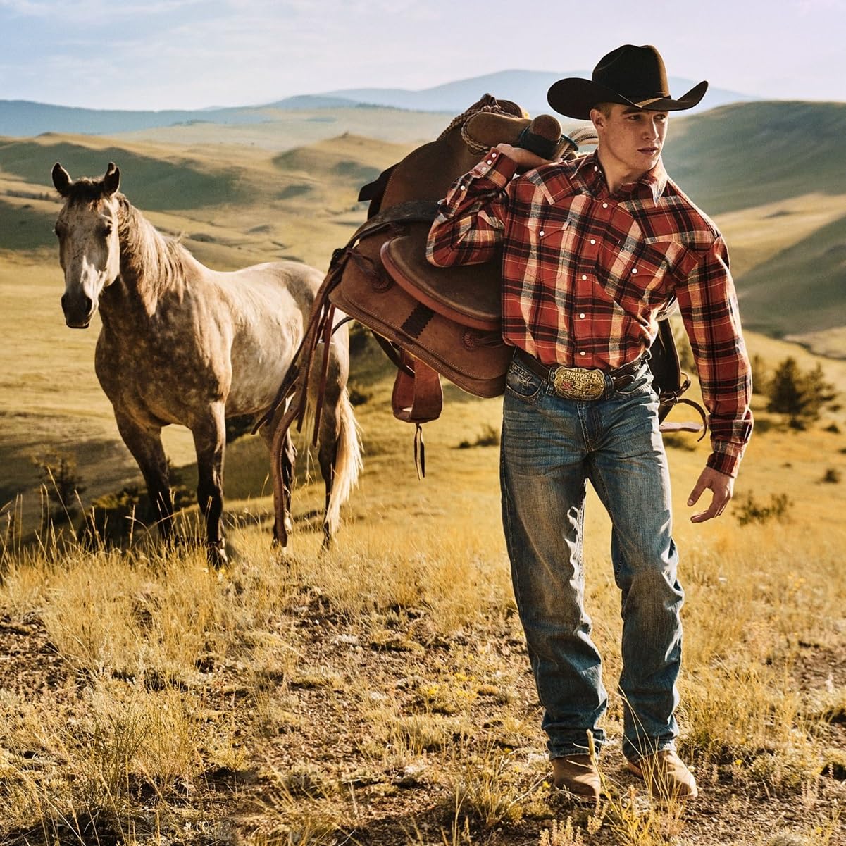 Stetson Skyline 6X Cowboy Hat for Men - Premium Western Style Felt Hat with 6X Beaver Fur Blend - Perfect for Rodeo, Ranch Work, and Outdoor Adventures