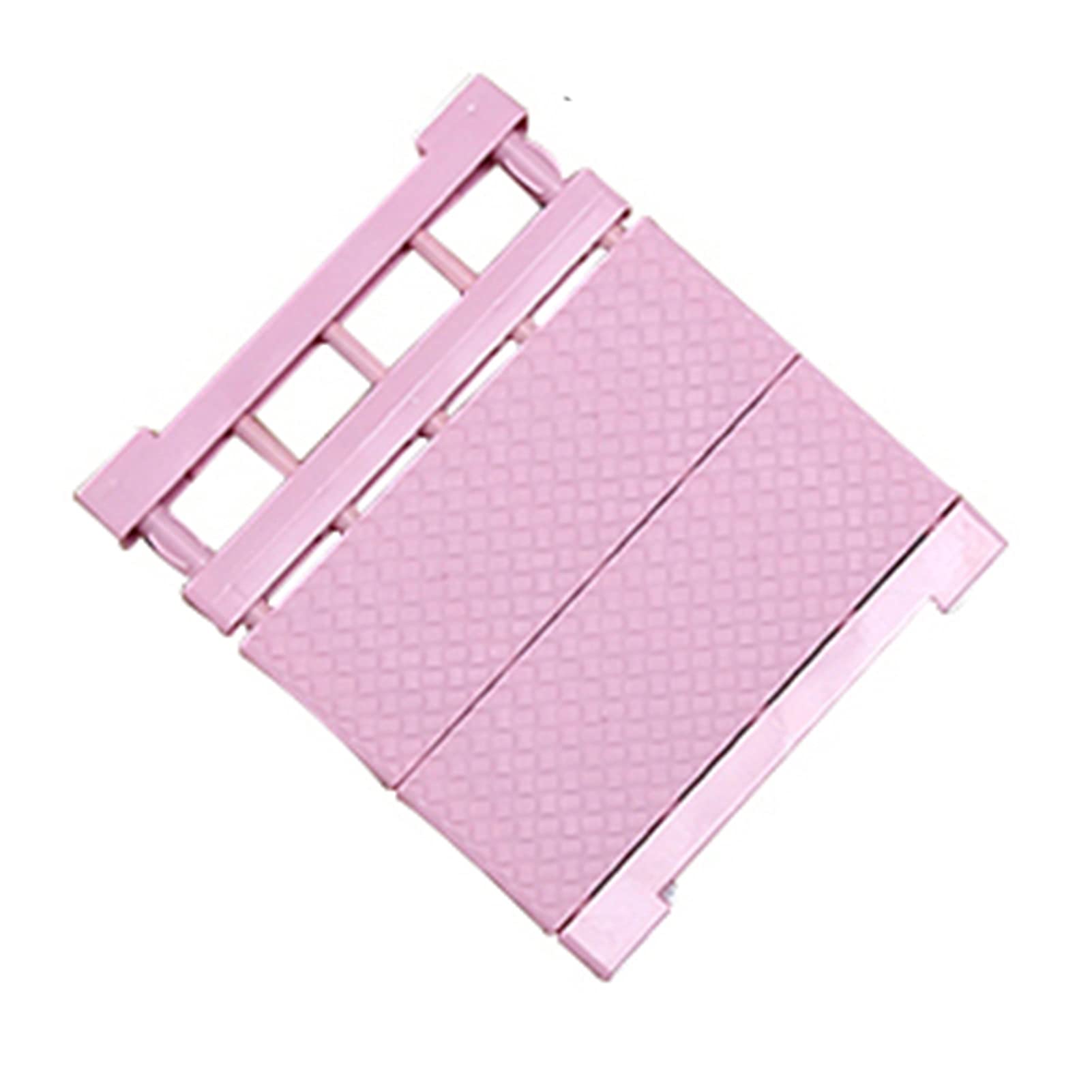 KIRANDY Adjustable Closet Organizer - Space Saving Wardrobe Storage Shelf for Bedroom & Closet Organization (Pink, 30-40cm) - Perfect for Small Spaces, Dorm Rooms & Apartment Storage Solutions
