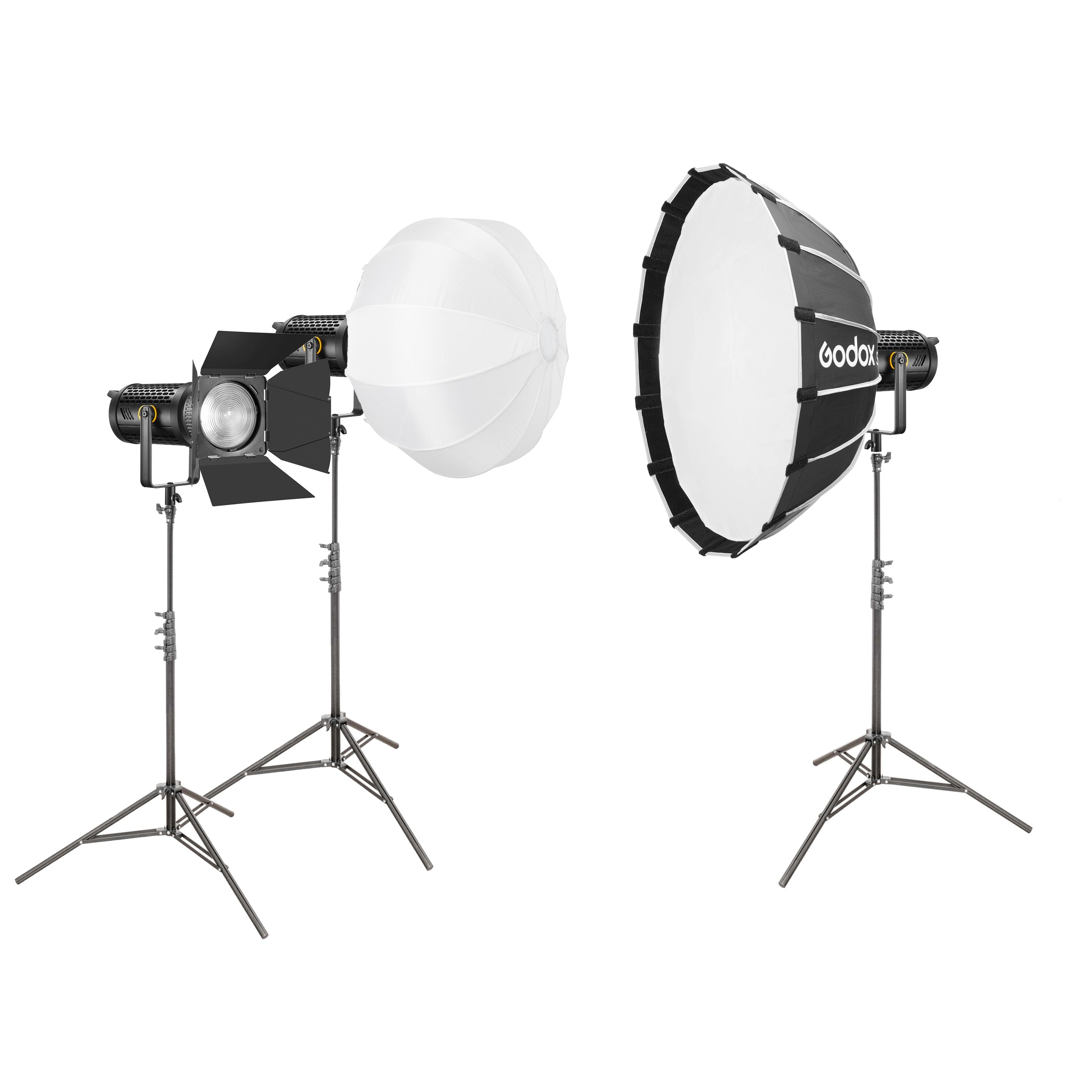 UL150II 150W 5600K Daylight Balanced LED Triple Lighting Kit - Professional Studio Photography & Video Lighting for YouTube, Vlogging, and Product Shoots