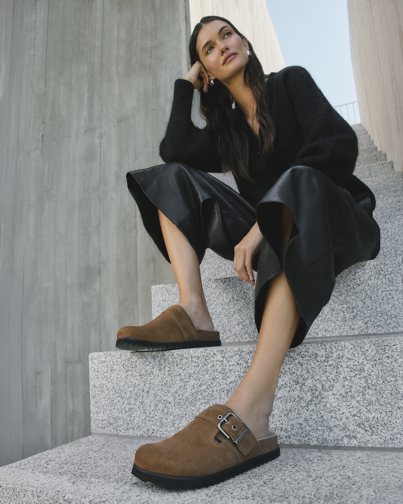 JUNO Casual Flats for Women - Comfortable Biscuit Suede Loafers - Perfect for Work, Office, and Everyday Wear