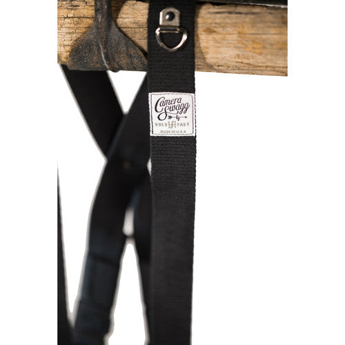 HoldFast Gear MoneyMaker Two Camera Harness - Black Cotton Canvas Strap for Photographers - Perfect for Wedding, Event, and Outdoor Photography