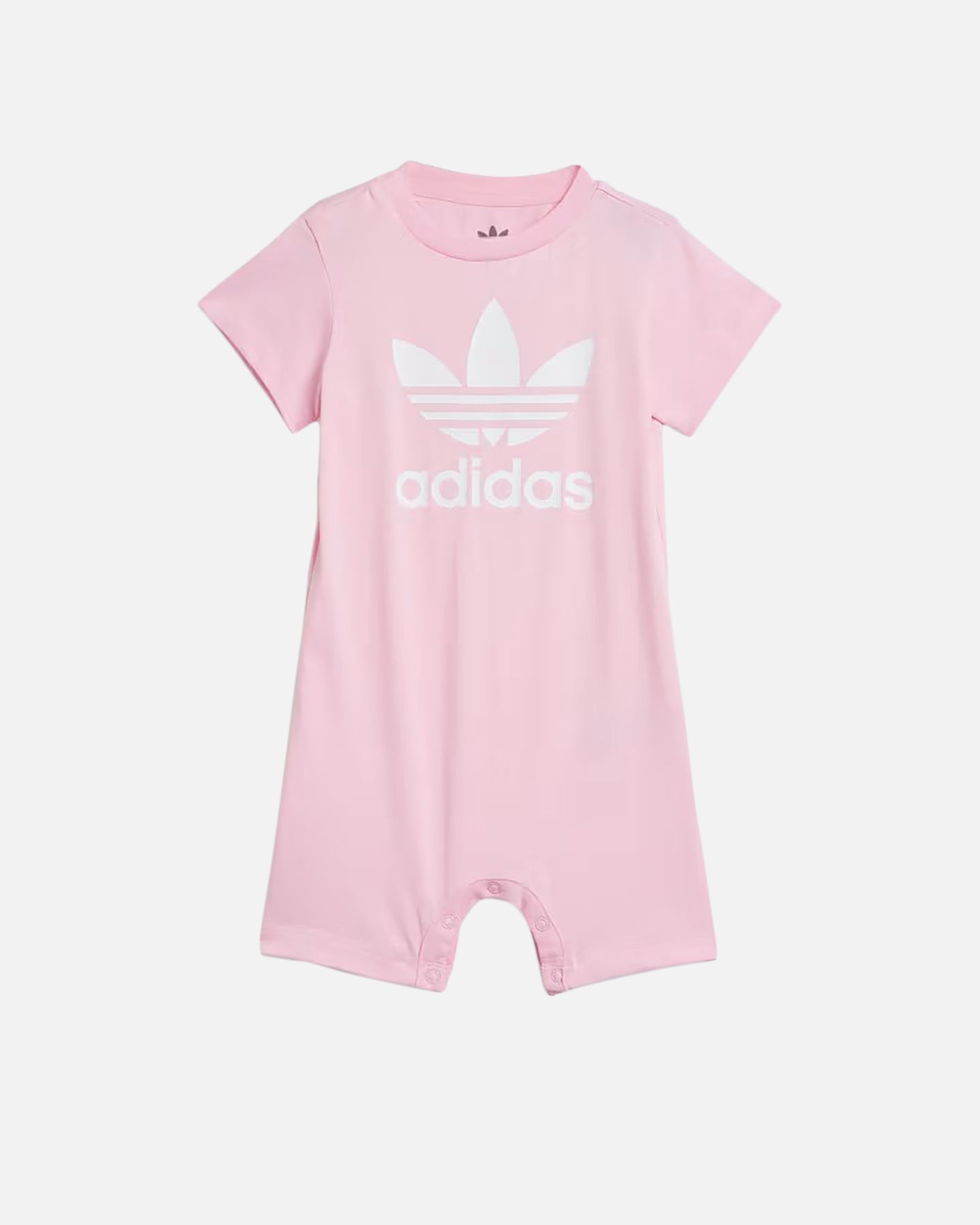 Adidas Baby Jumpsuit and Beanie Gift Set for Newborns - True Pink | Soft Cotton Outfit for Infant Boys & Girls | Perfect for Photography, Christening & First Birthday Gifts
