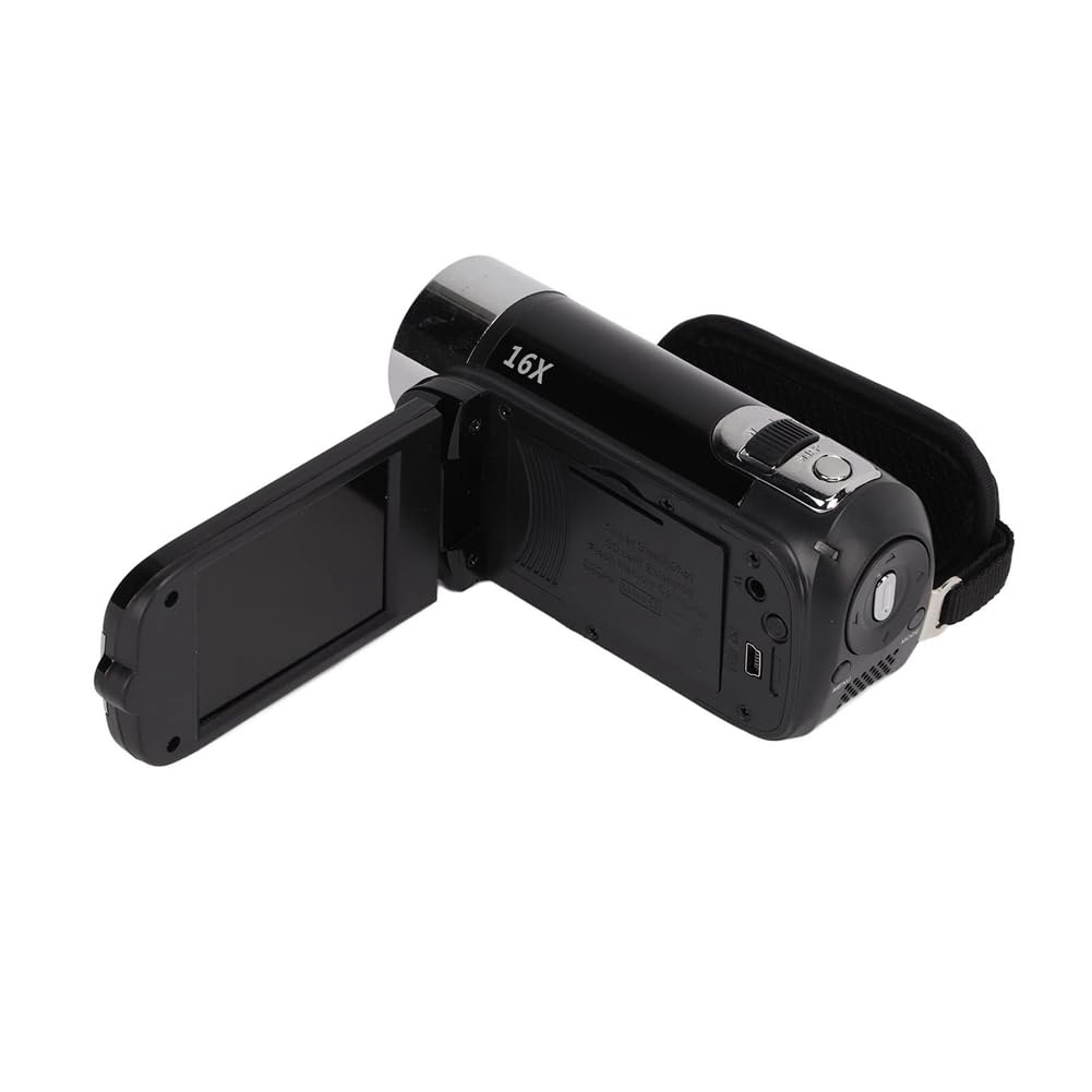 Asinfter 16MP 1080P Full HD Digital Camcorder with 270° Rotatable LCD Screen & 16X Night Zoom - Easy to Use Video Camera for Vlogging, Travel, Family Events, and YouTube Content Creation