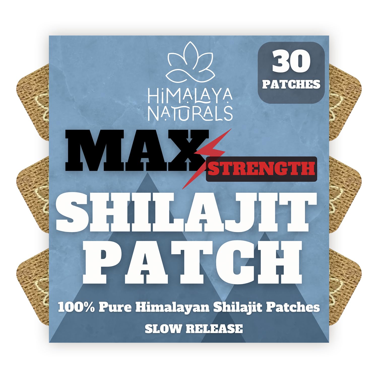 Pure Himalayan Organic Shilajit Patches - Natural Wellness Support for Energy & Immunity | Mess-Free Skin Absorption | 30-Day Supply of Comfortable Discreet Patches | Perfect for Busy Professionals & Active Lifestyles