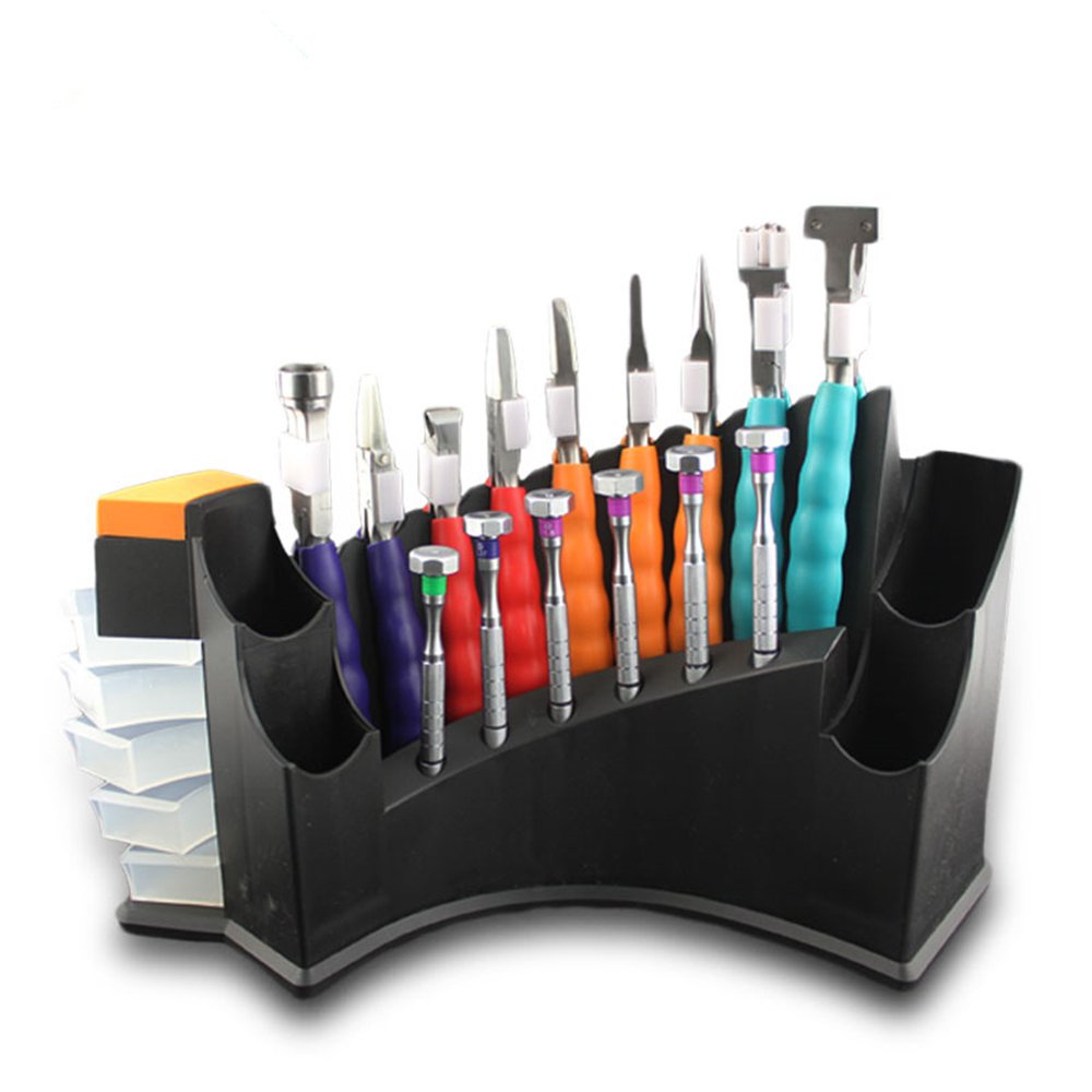 Professional 9-Piece Eyeglass Repair Tool Kit with 6 Screwdrivers & Nose Pad Adjuster - Perfect for Glasses Shop, Home & Travel Eyewear Maintenance