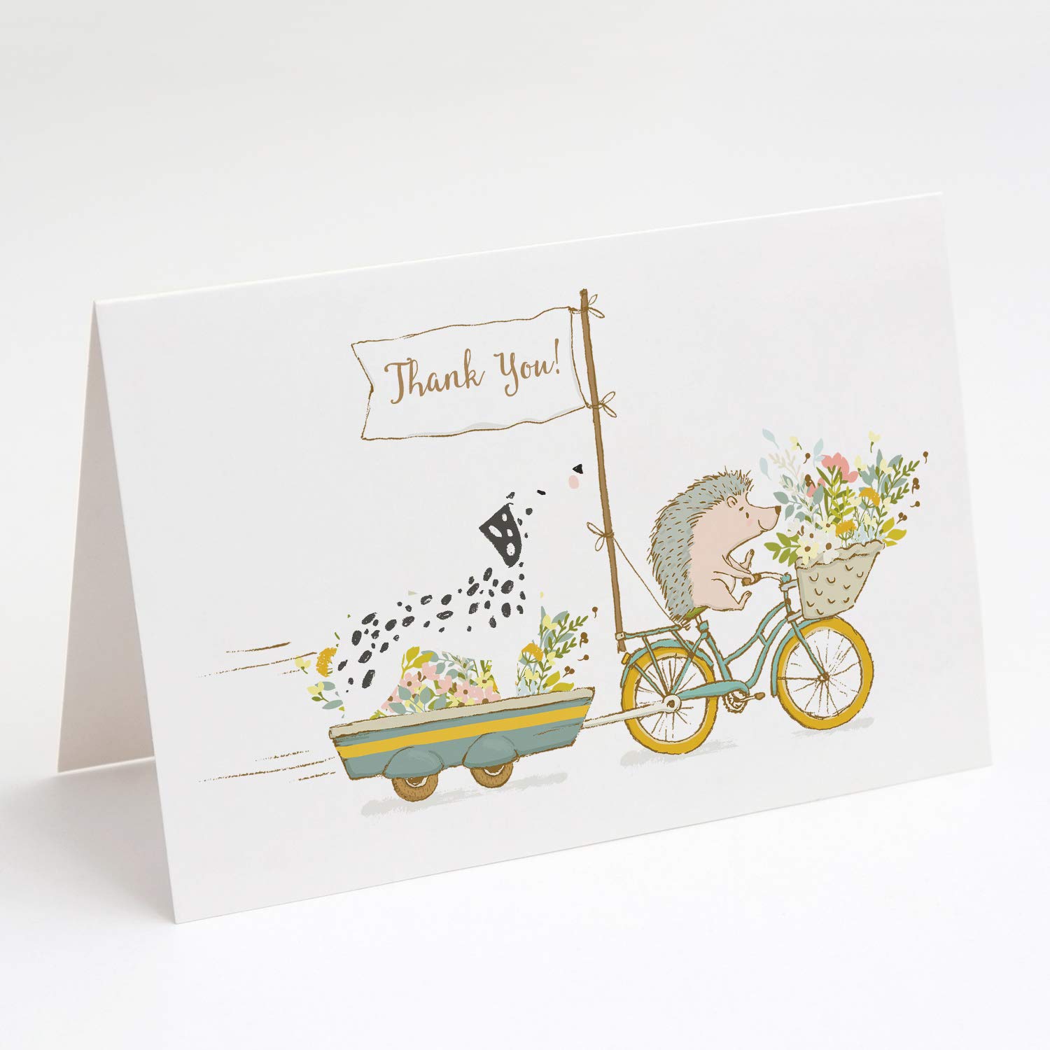 Caroline's Treasures LGA1043GCA7P Whimsical A7 Size 5x7 Blank Greeting Cards with Envelopes - Pack of 8, Perfect for Birthday Wishes, Thank You Notes & Special Occasions
