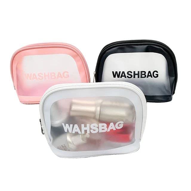 Baoer Waterproof Makeup Organizer Bag for Women - Travel Cosmetic Pouch with Multiple Compartments, Portable Grooming Kit for Toiletries, Makeup Brushes & Skincare - Ideal for Vacation, Gym & Daily Use (Multicolor, Pack of 1)