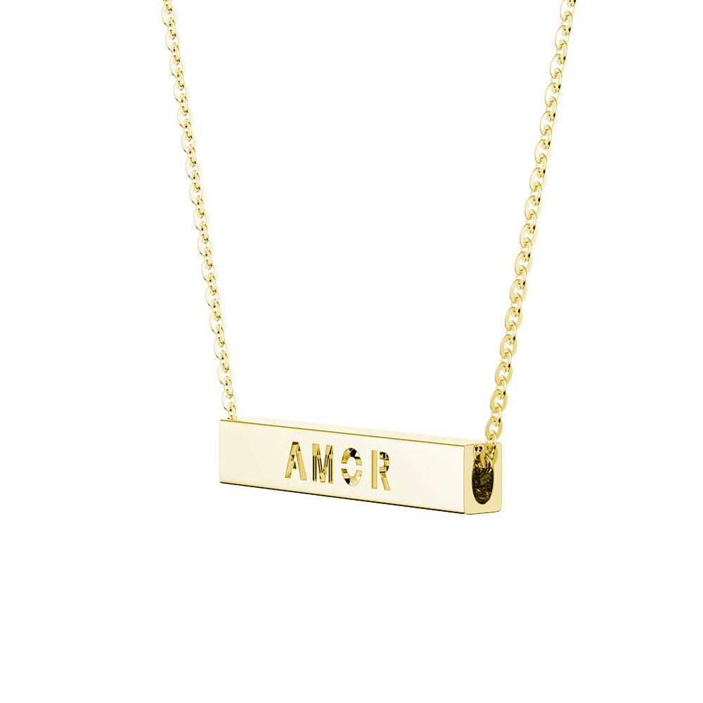 Minimalist Amor Mama Necklace - Elegant Gold or Silver Pendant for Women - Perfect Gift for Mother's Day, Birthday & Anniversary - Ideal for Everyday Wear & Special Occasions