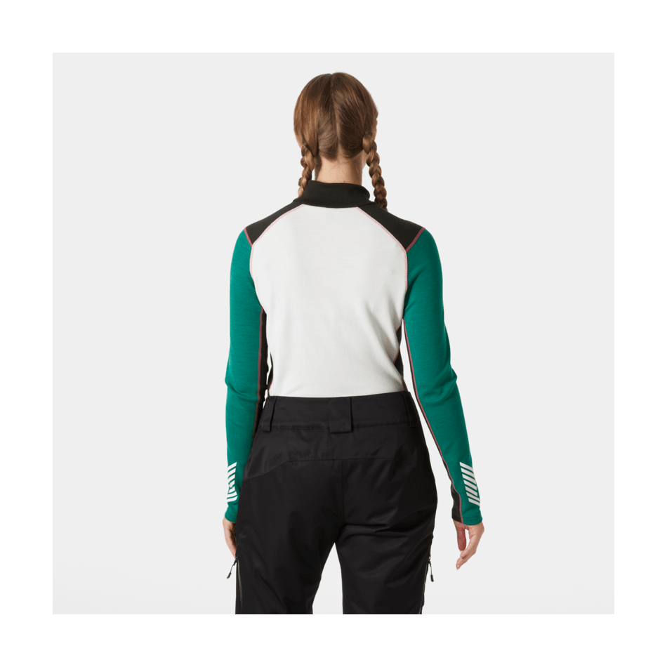 Helly Hansen Women's Lifa Merino Midweight 1/2 Zip Sweater 2025 - Warm Wool Base Layer for Skiing, Hiking & Winter Outdoor Activities