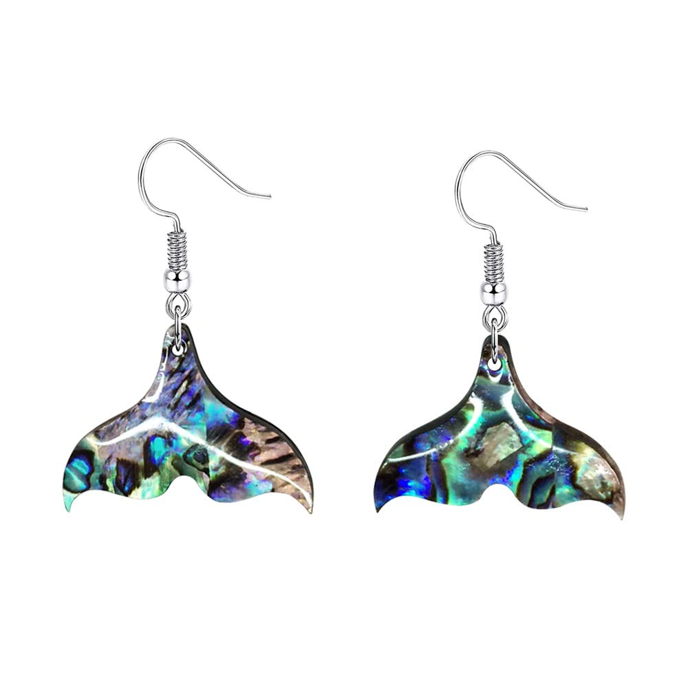 Natural Seashell Dangle Earrings for Women - Beach Jewelry Gifts, Summer Party Earrings, Mermaid Drop Earrings | Perfect for Beach Vacations, Summer Parties, and Boho Fashion Accessories