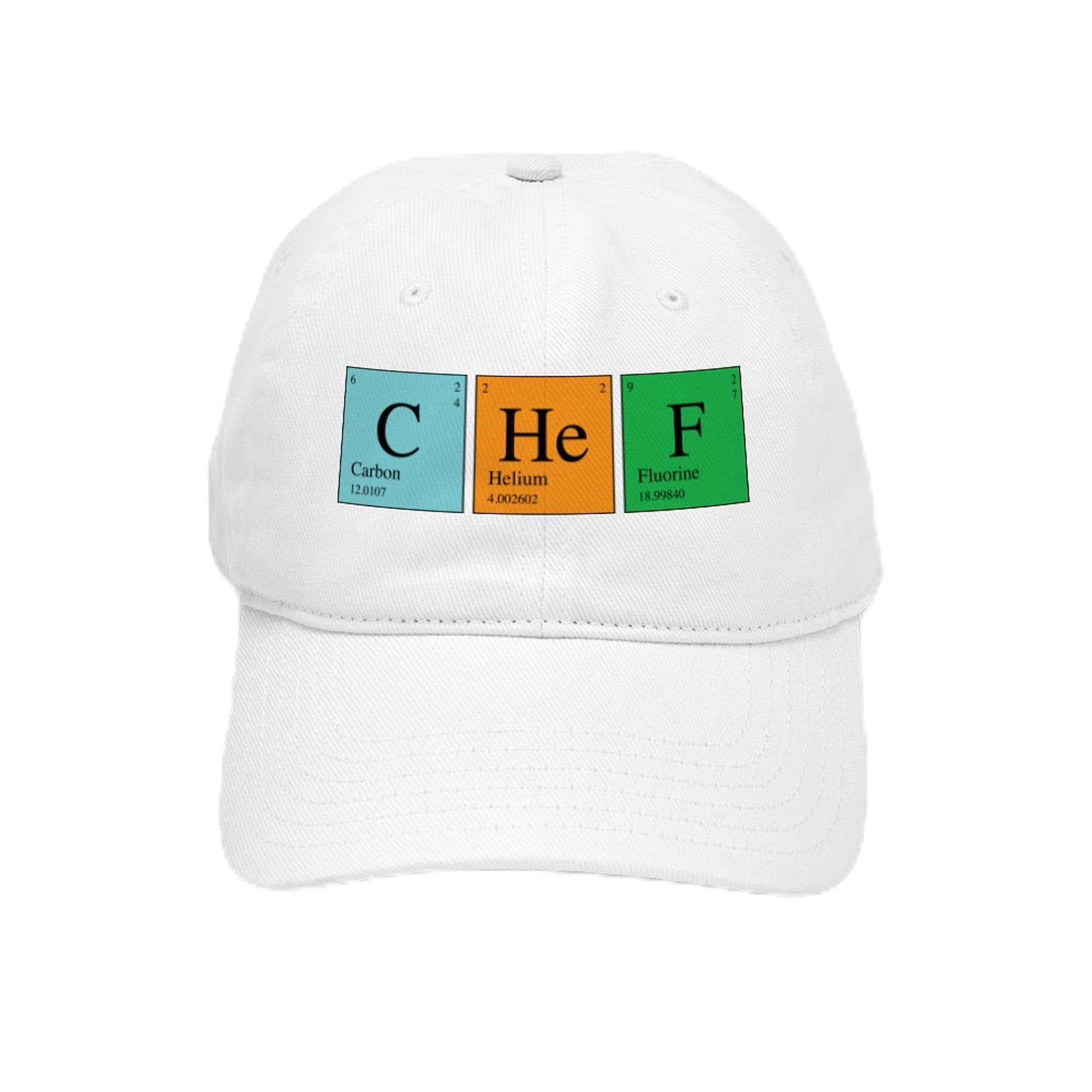 Chemist Chef Cap - Adjustable Baseball Hat for Cooking & Labs