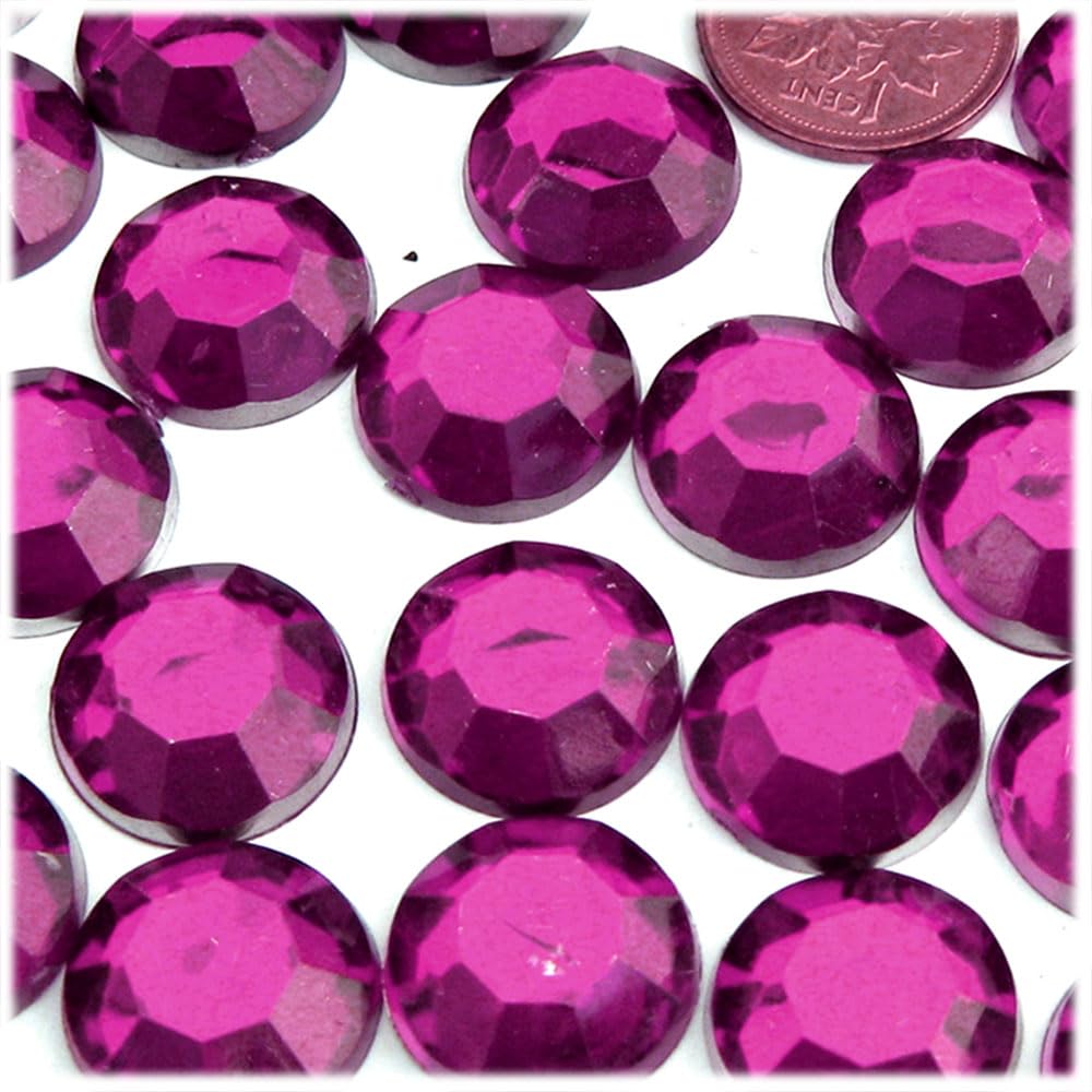 144-Piece 20mm Round Flatback Rhinestones in Beer Brown for DIY Crafts, Jewelry Making, and Home Decor - The Crafts Outlet