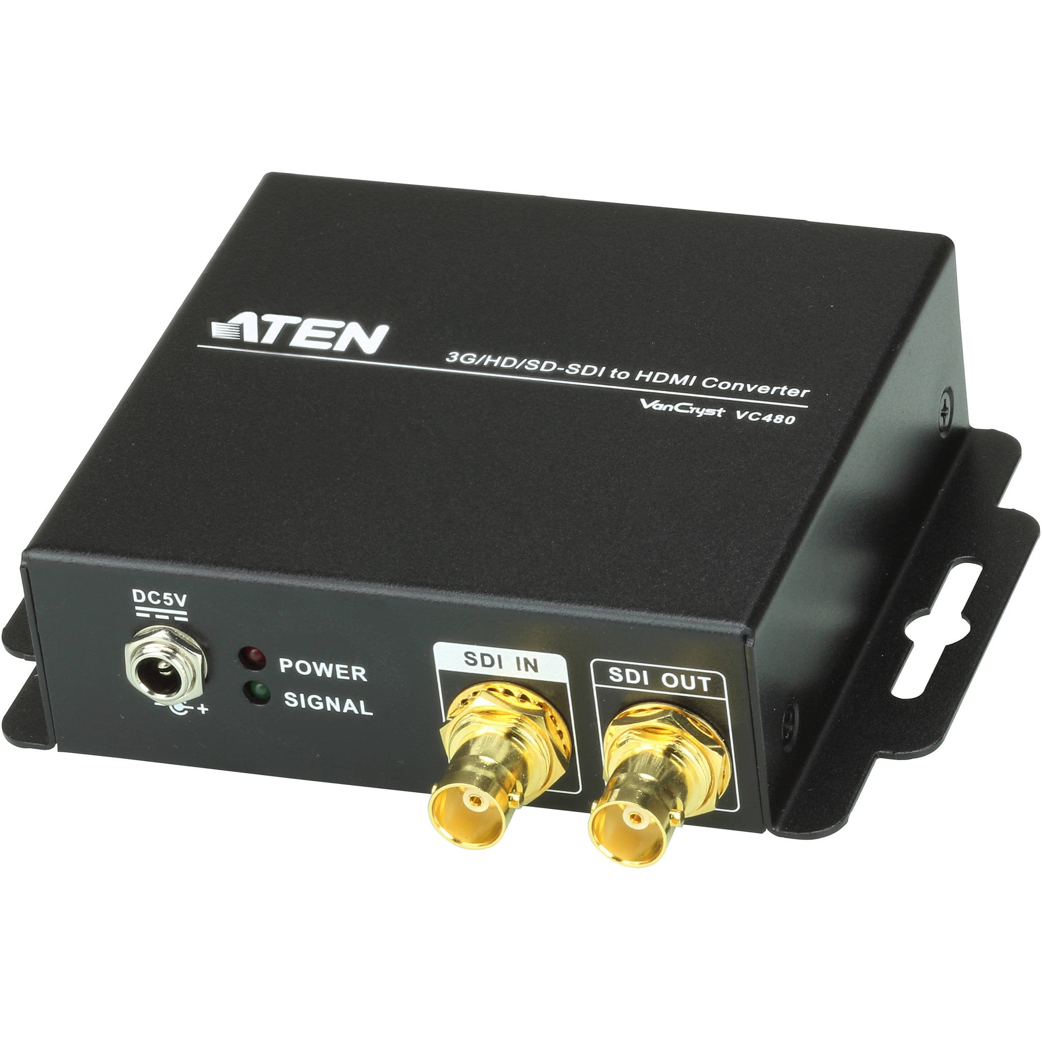Aten VC480 3G/HD/SD SDI to HDMI Video Converter - Professional Broadcast & Live Streaming Equipment for Studio, Church, and Event Production