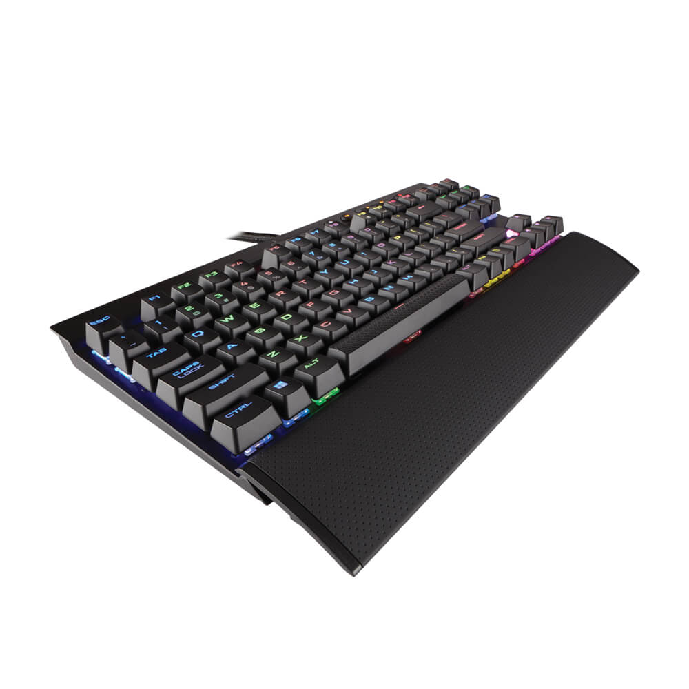 Corsair K65 LUX RGB Mechanical Gaming Keyboard with Cherry MX Red Switches - Perfect for PC Gaming, Typing & Office Work
