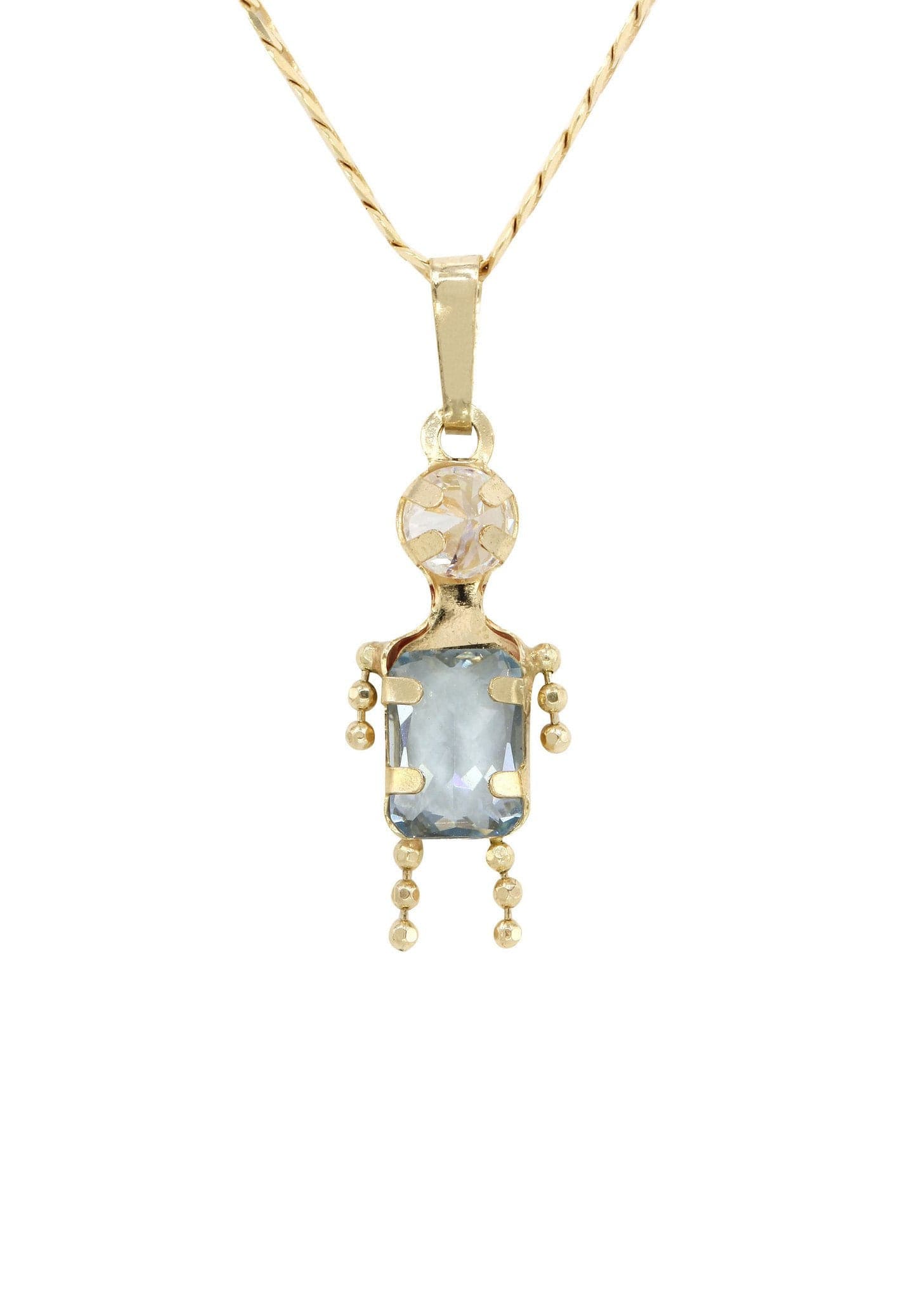 10K Yellow Gold Figaro Chain Necklace for Kids - 5.8 Grams | Dainty Children's Jewelry Gift for Birthdays, Baptisms & Special Occasions