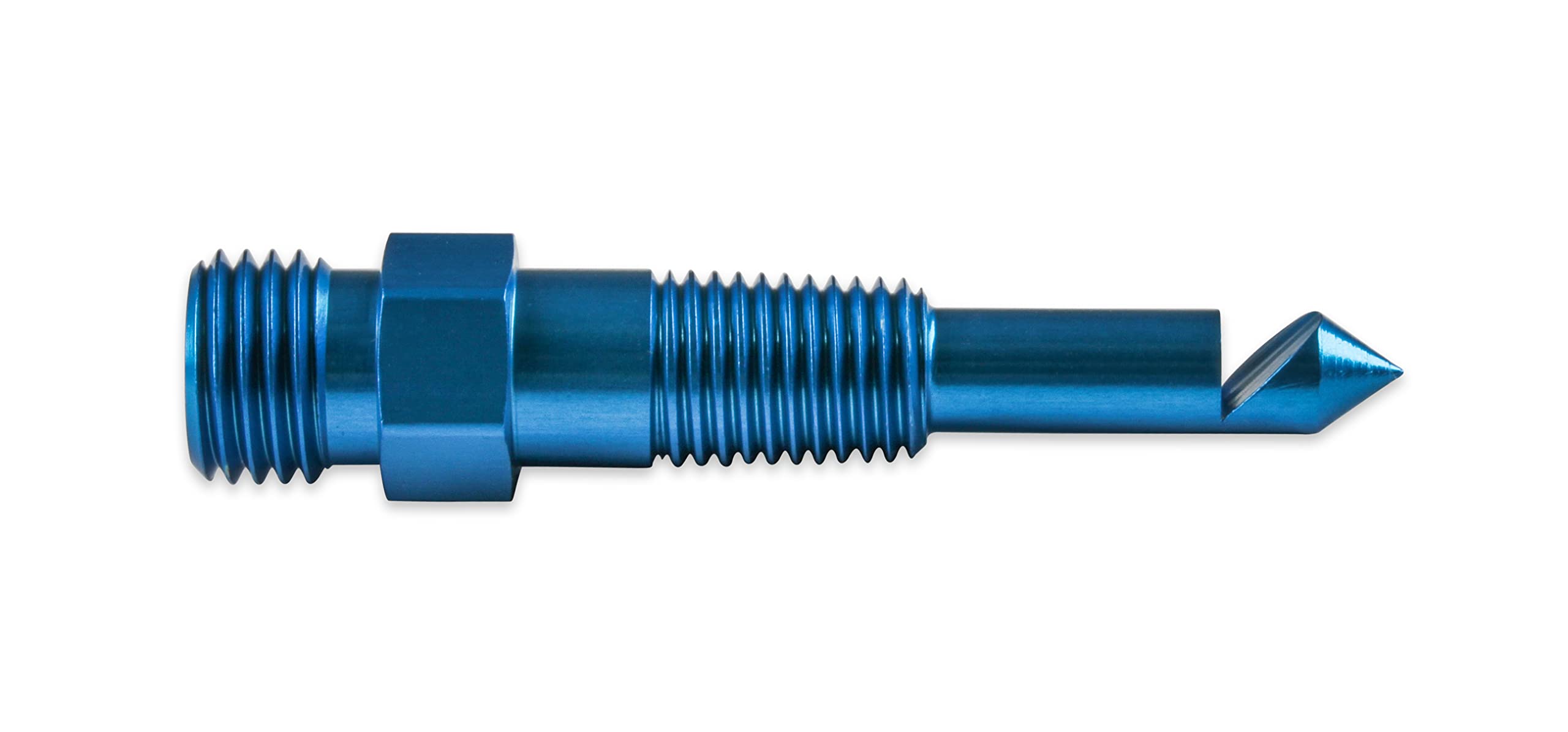 NOS 13500 Blue Anodized Aluminum Fan Spray Nozzle - High Pressure Water Spray Tip for Car Washing, Garden Irrigation & Outdoor Cleaning