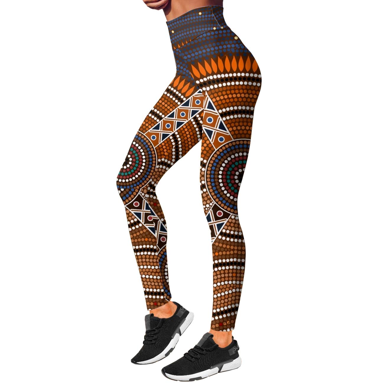 Women's 2-Piece Yoga Outfits - Sleeveless Tank Top & Leggings Set with Unique Print | Workout Activewear for Women & Girls | Perfect for Yoga, Gym, Running & Fitness