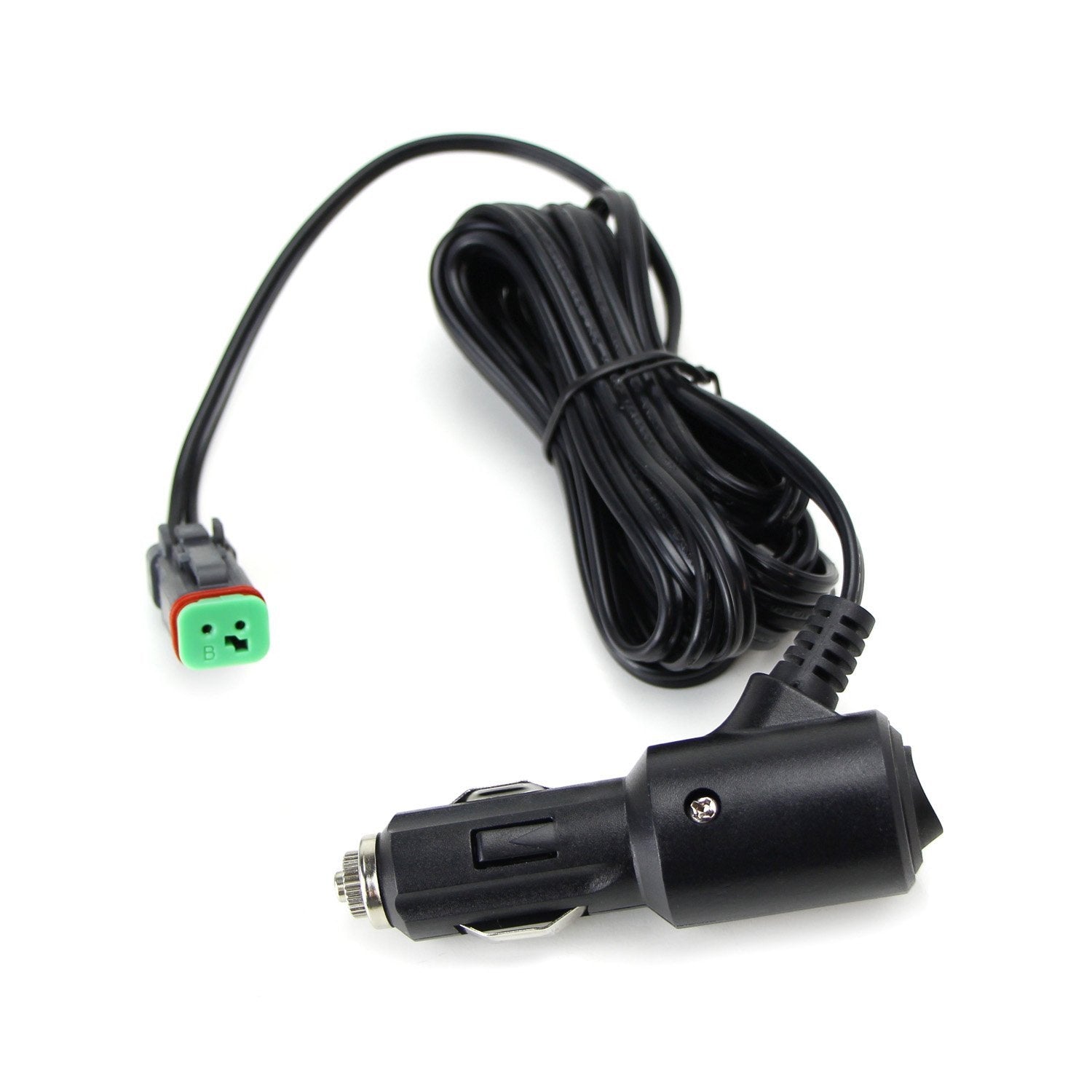 10ft 12V Cigarette Lighter DTP Adapter Harness with On/Off Switch for LED Pod Lights - Perfect for Off-Road Trucks, ATVs, and Marine Lighting Applications