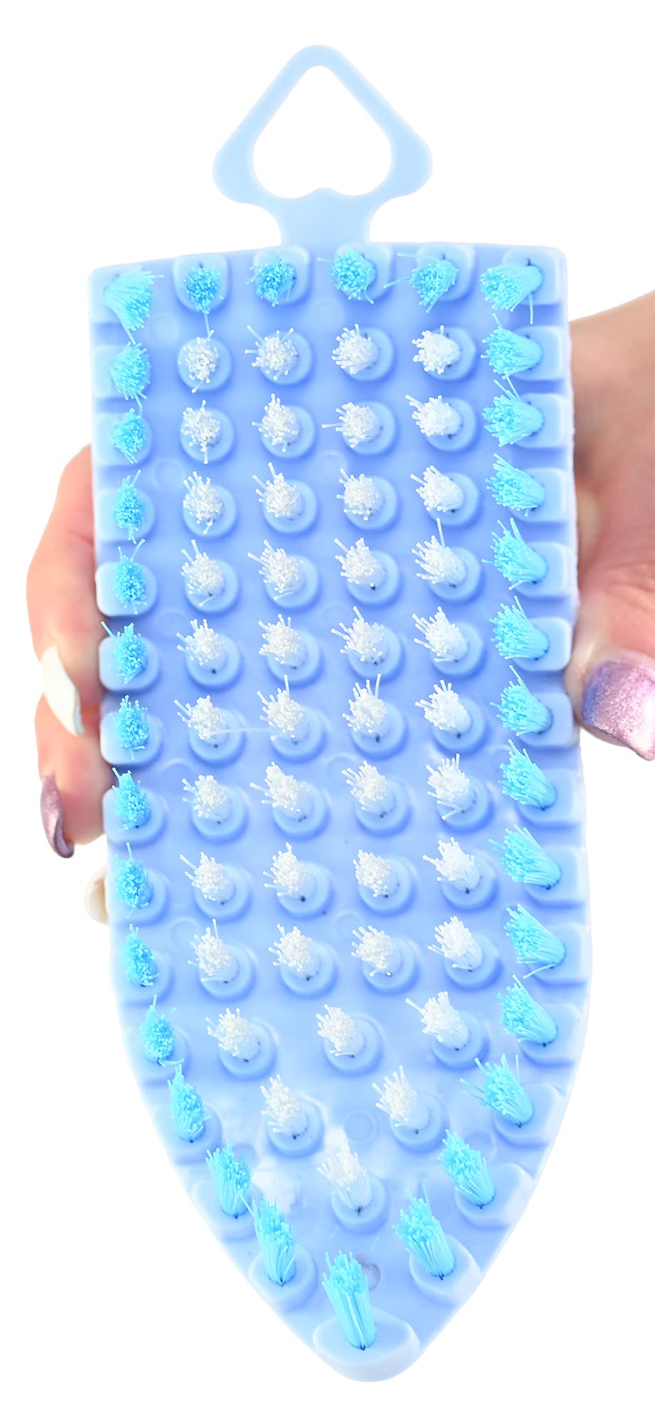 HOME-X 360-Flex Cleaning Brush - Flexible Plastic Scrubber Brush for Bathroom, Kitchen & Dishes - No Handle Design (6.25