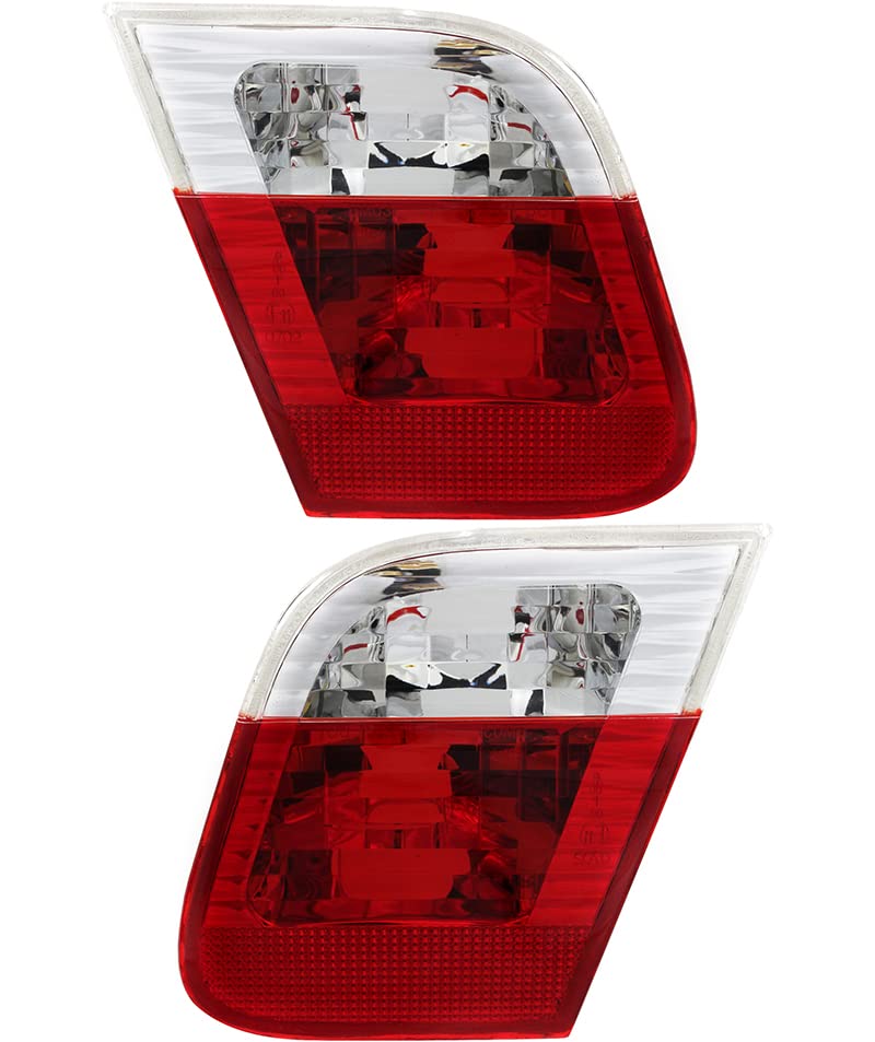 BMW 3 Series Inner Tail Lights Lamps Set (2002-2005) - Driver & Passenger Side Replacement - Perfect for Night Driving & Enhanced Vehicle Safety