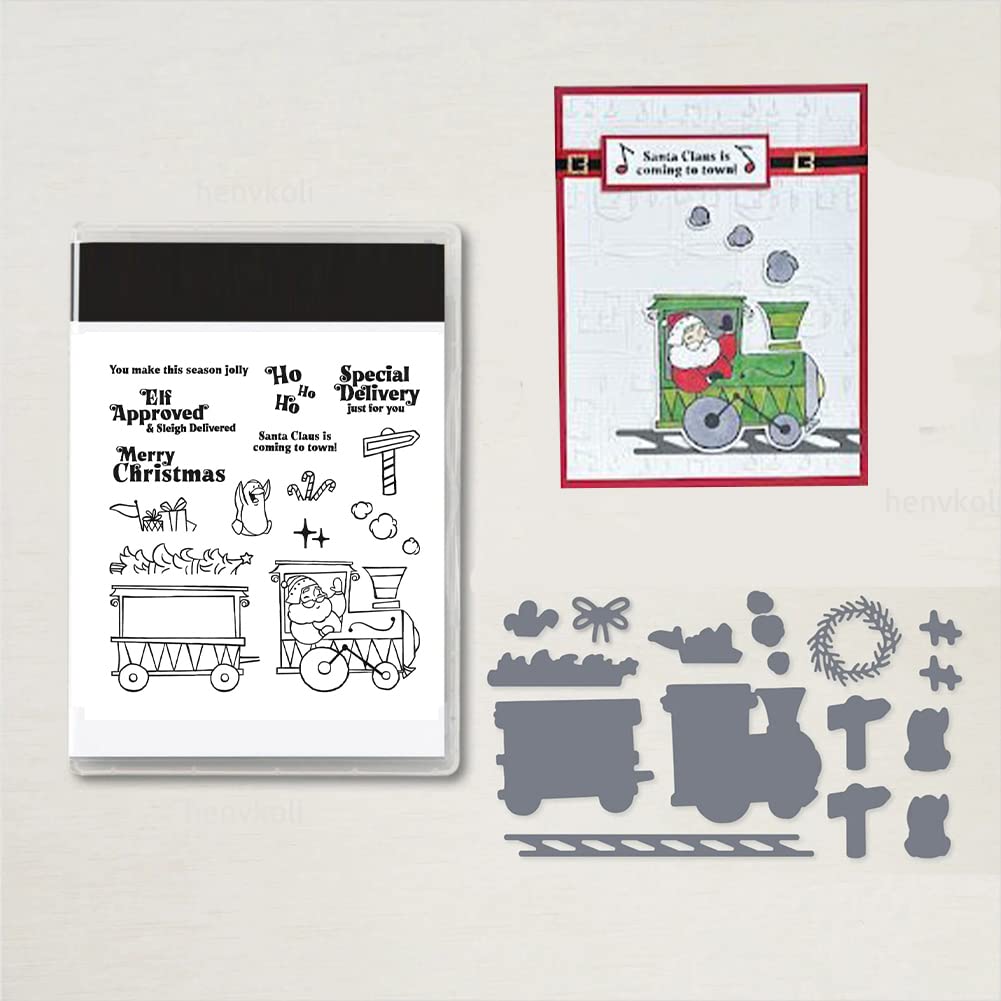 Premium Stamps and Dies Sets for Card Making & Scrapbooking - Metal Cutting Dies with Clear Stamps for DIY Arts & Crafts, Album Decoration - Perfect for Greeting Cards, Invitations, and Memory Books (2026 Collection)