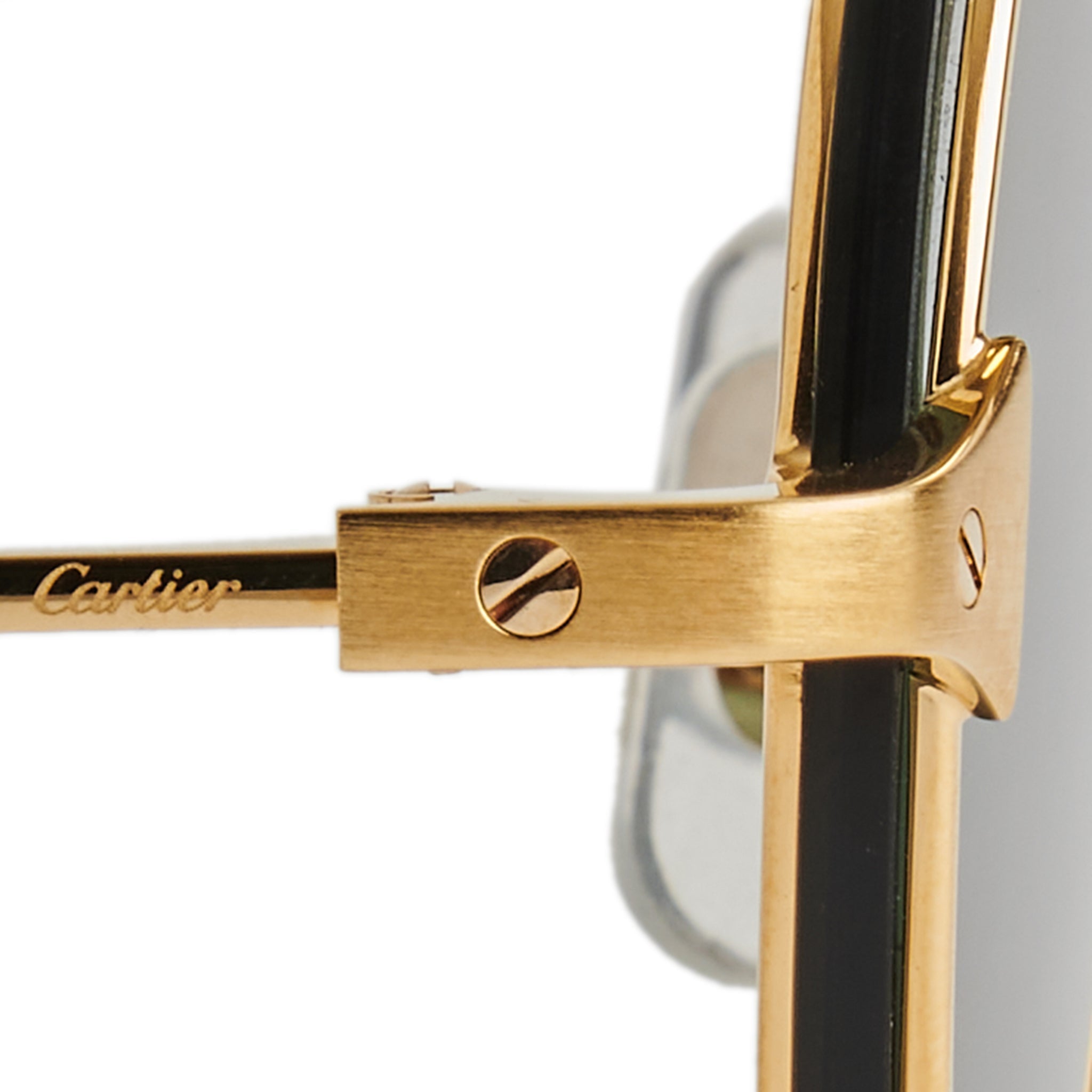 Cartier CT0242S 004 Brown Gold Pilot Sunglasses for Men - Luxury Aviator Frames for Driving, Travel & Outdoor Fashion