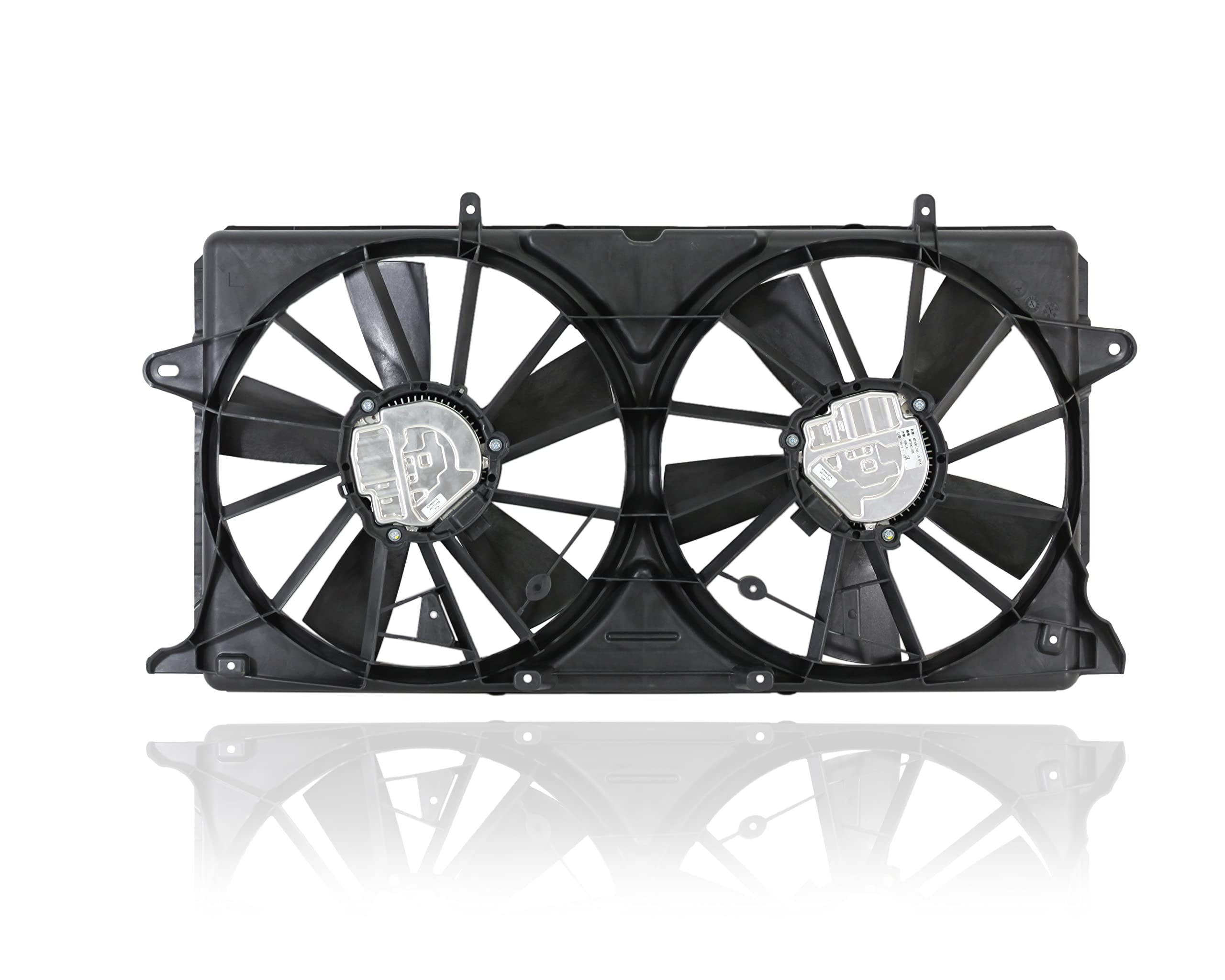 Dual Radiator and Condenser Fan Assembly Replacement for 2014-2020 Chevrolet Silverado 1500, GMC Sierra 1500, 2015-2020 Suburban Tahoe, 2016-2017 Cadillac Escalade ESV - Perfect for Cooling System Repair & Performance Upgrade