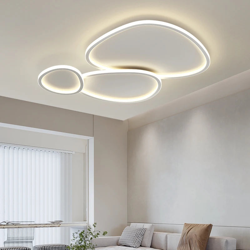 Nelis Modern Smart LED Flush Mount Ceiling Light - Dimmable, WiFi & Voice Control Compatible with Alexa & Google Home - Perfect for Bedroom, Living Room & Kitchen Lighting