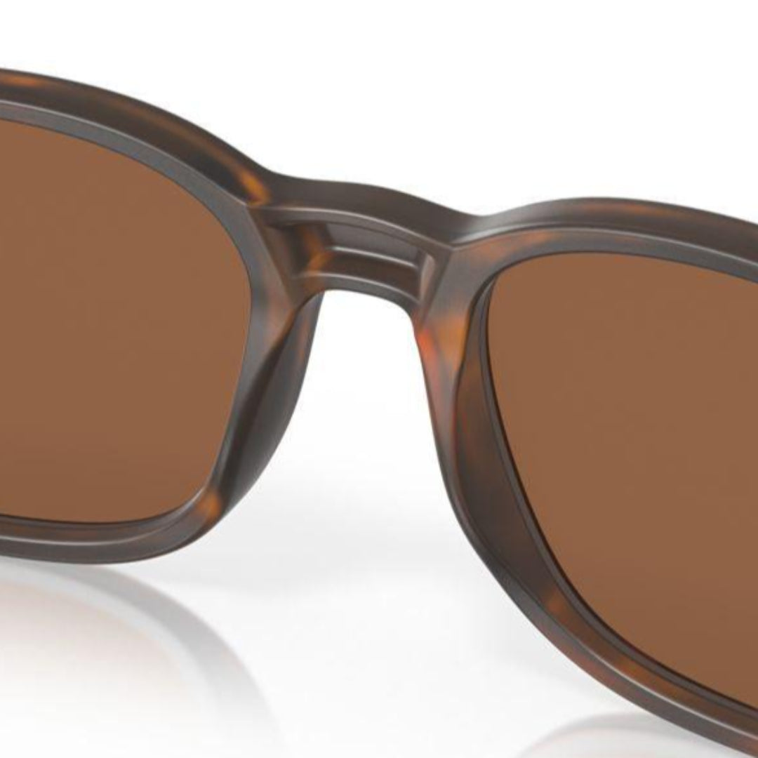 Oakley Ojector Matte Brown Tortoise Sunglasses with Prizm Tungsten Polarized Lenses - Model 0OO9018 901805 - Perfect for Outdoor Sports & Driving