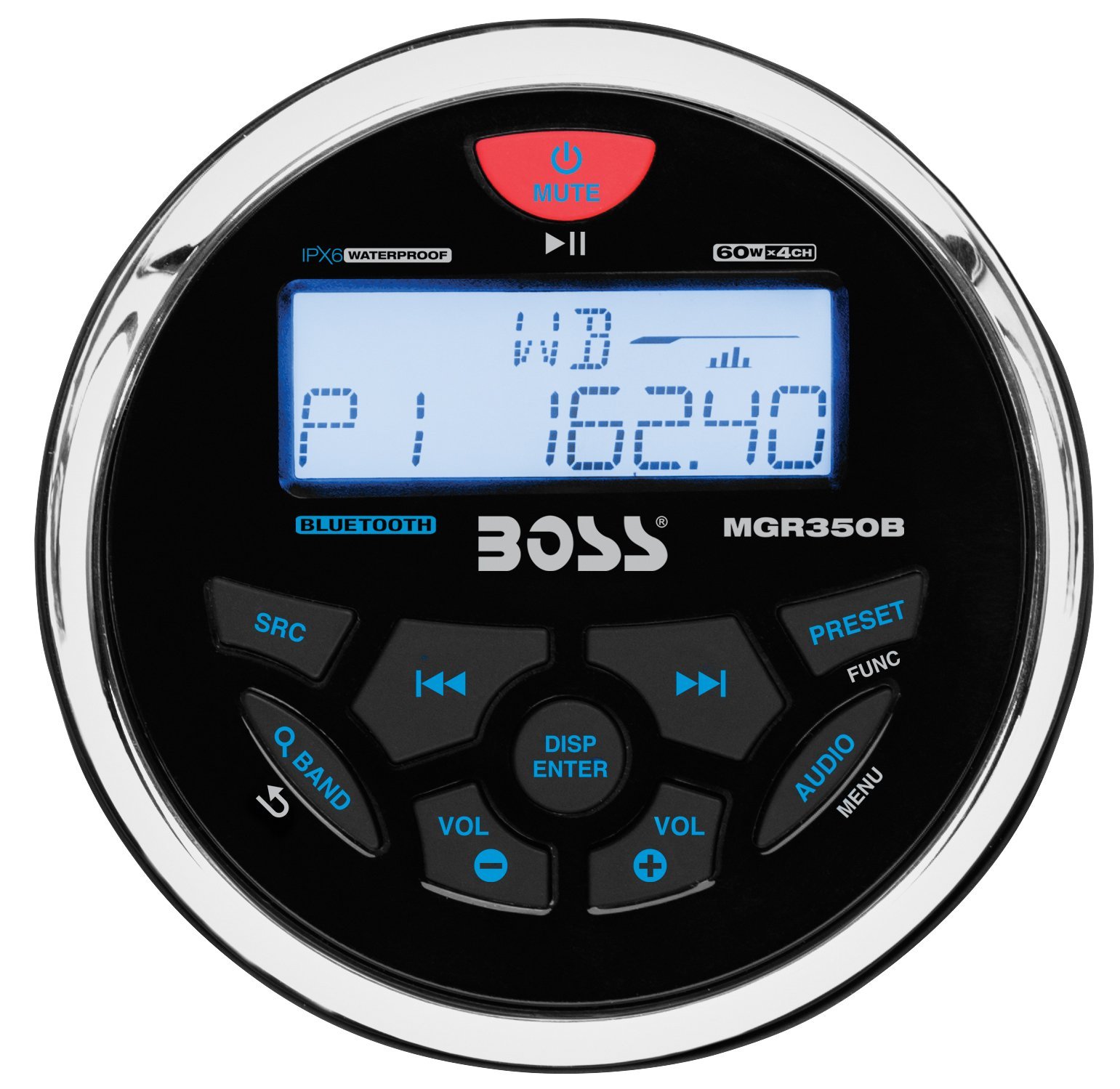 BOSS Audio Systems MCKGB350B.6 Marine Bluetooth Stereo System - IPX6 Waterproof Receiver with 6.5