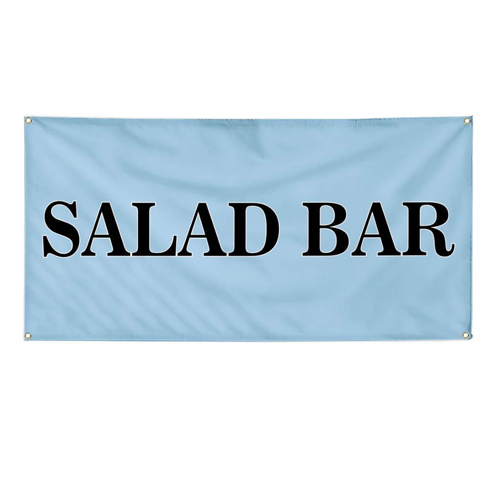 Vinyl Banner 16x40 Inches - Weatherproof Outdoor Advertising for Restaurants & Food
