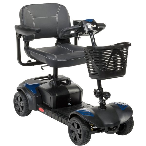 Drive Medical Phoenix LT 4 Wheel Mobility Scooter - Lightweight & Portable Electric Scooter for Adults & Seniors - Perfect for Shopping, Travel & Outdoor Activities