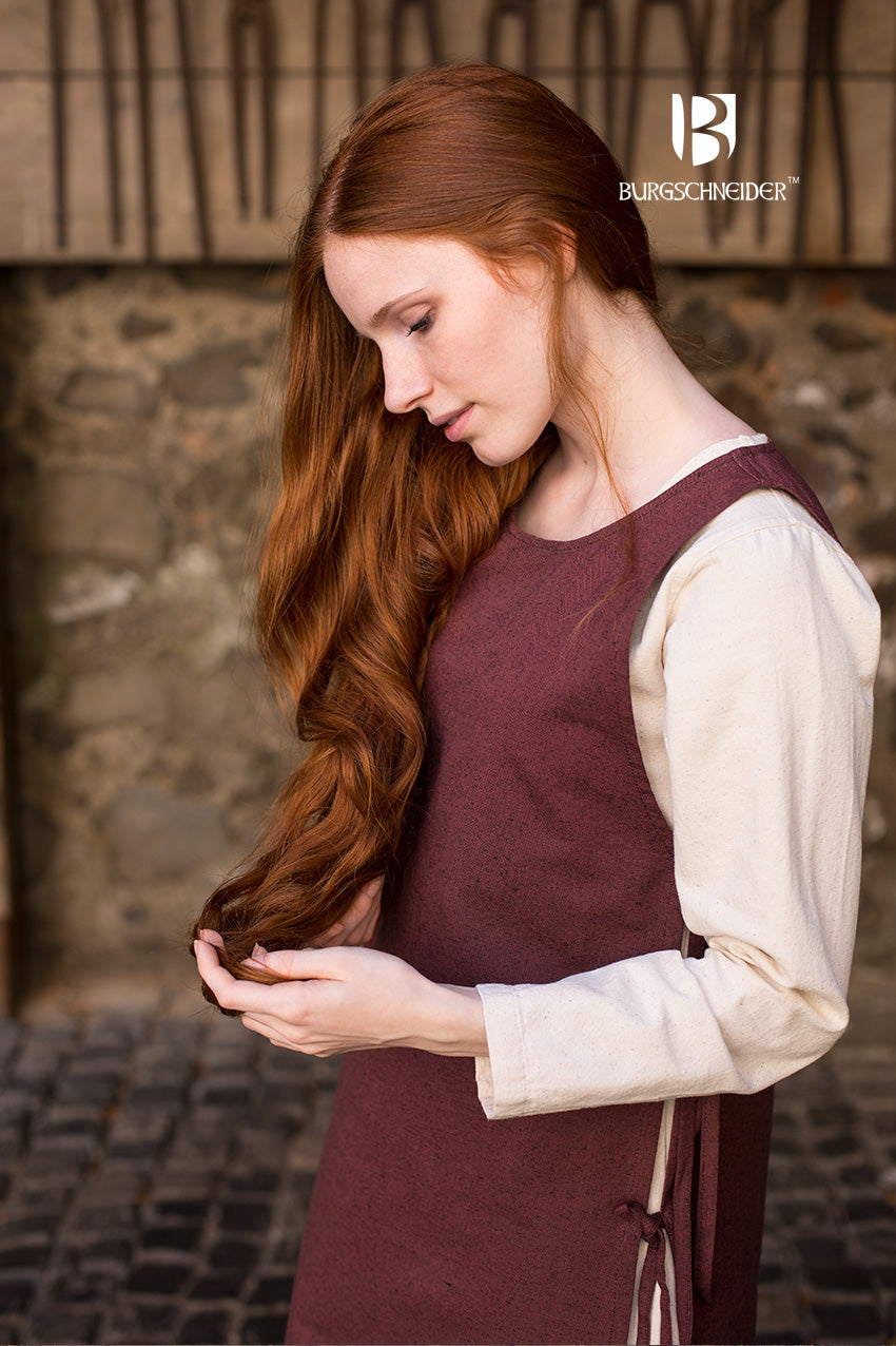 Viking Over Dress Haithabu Brown - Medieval Norse Tunic for LARP, Cosplay & Historical Reenactment