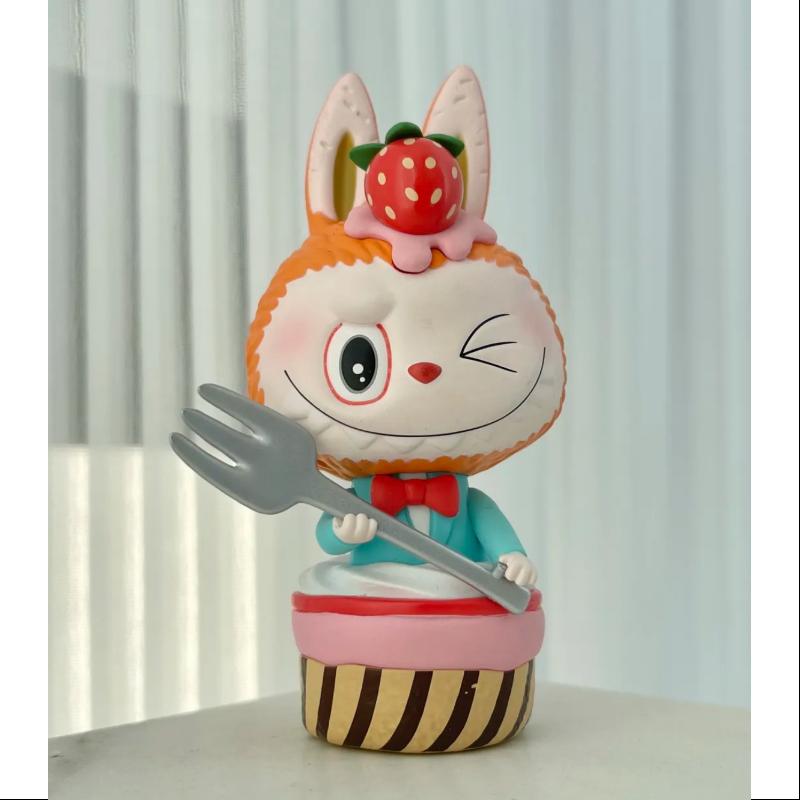 Labubu The Monsters Patisserie Series Panna Cotta Cake - Cute Collectible Vinyl Figure for Anime Fans | Perfect for Display, Gifts & Pop Culture Decor