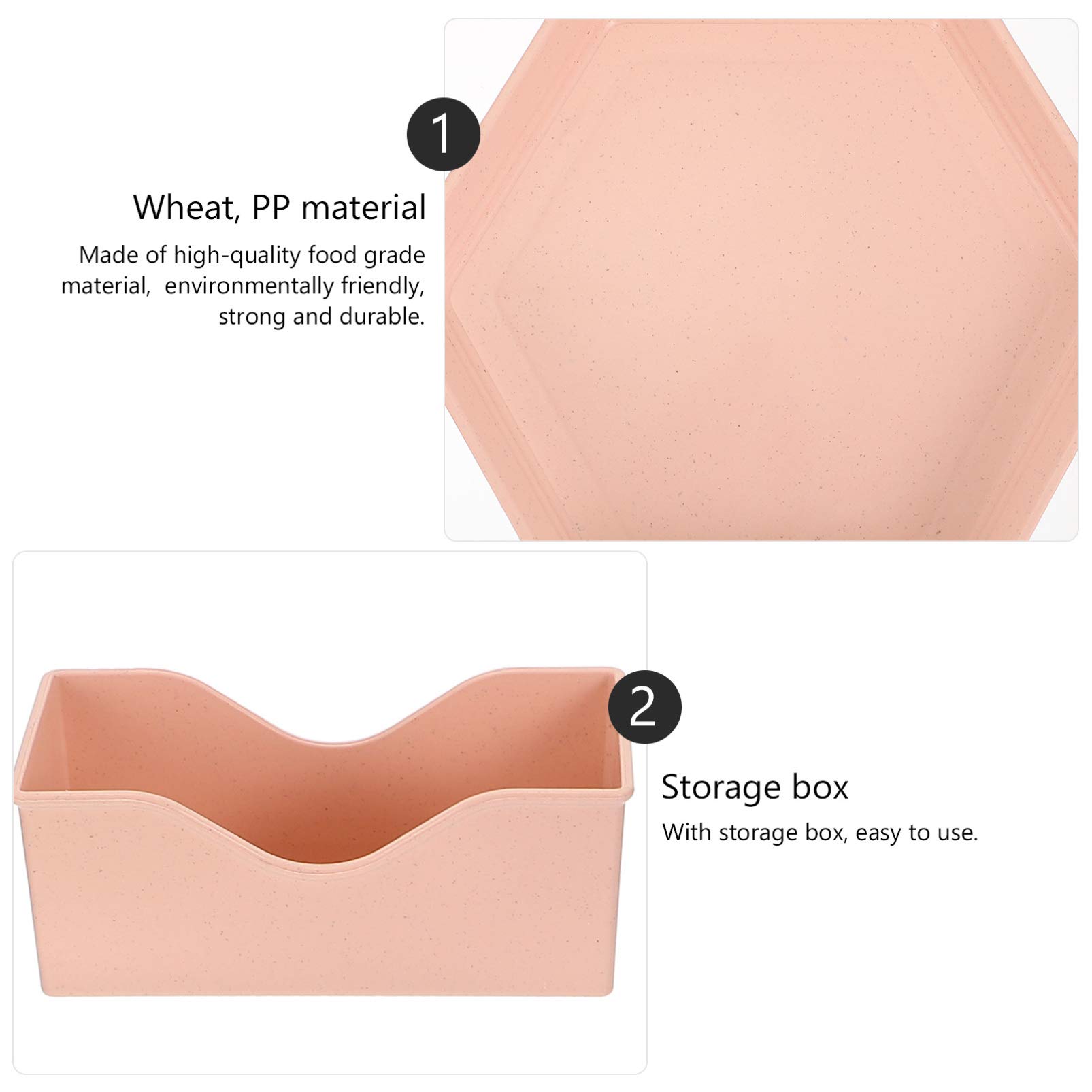 Hemoton 1 Set Divided Serving Plates - Round Plastic Dinnerware for Adults & Kids - Soup, Pasta, Salad Trays - BPA-Free Camping & Picnic Dishes - Microwave Safe Food Containers (Perfect for Family Dinners, Outdoor Parties & School Lunches)