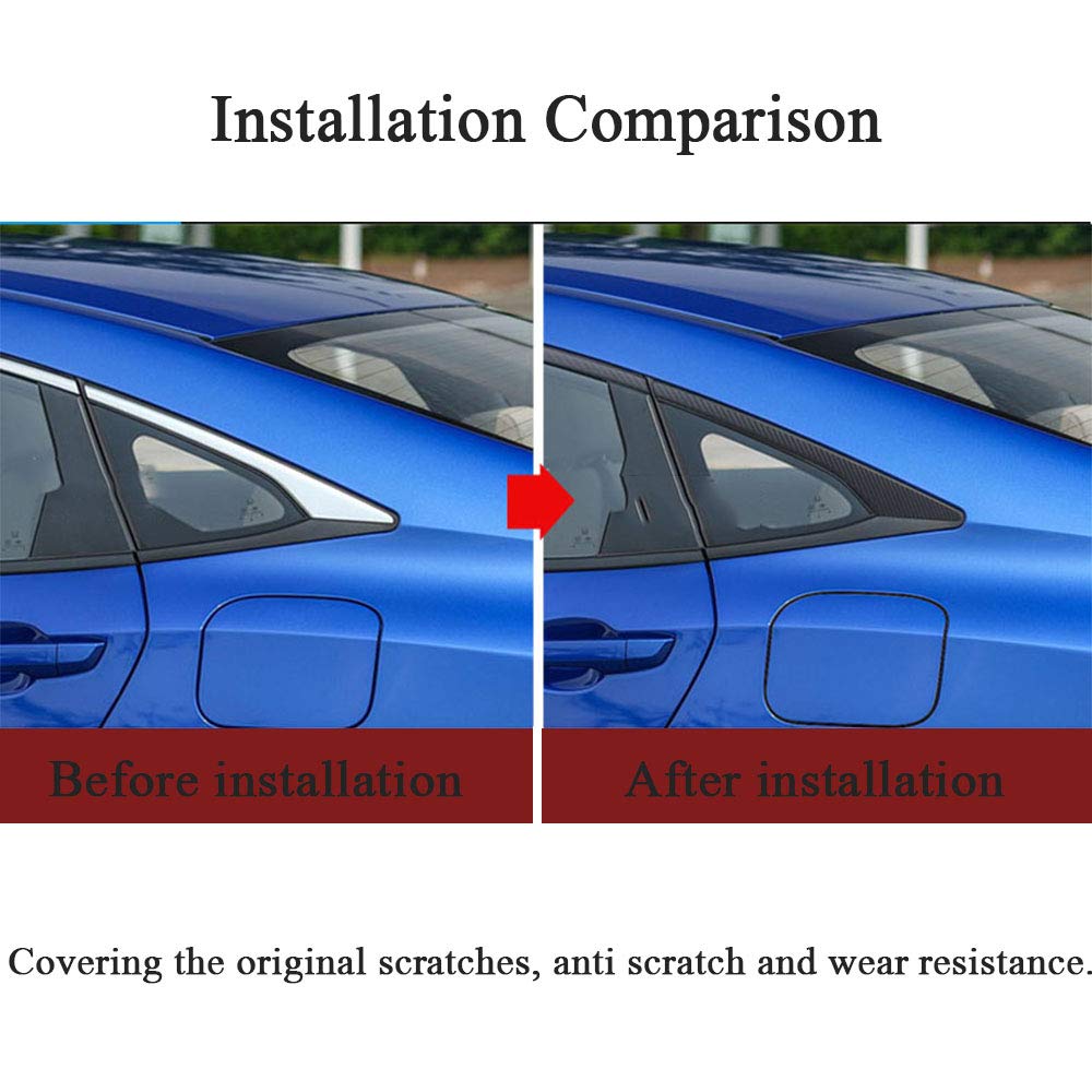 XITER Matte Black Car Door Window Edge Trim Stripe - Exterior Auto Body Cover Sticker Accessories for Honda Accord 10th Gen (2018-2022) - Enhance Style & Protection for Sedan, Commuting & Car Shows