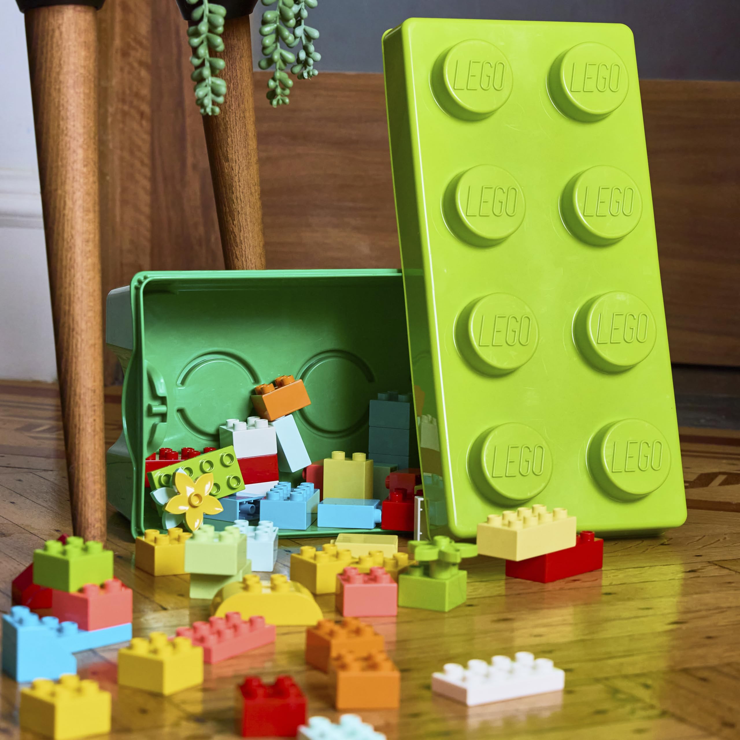 LEGO DUPLO Classic Brick Box Building Set with Storage Organizer - 10913 Pieces, Toy Car & Number Bricks for Creative Play | STEM Learning Toy for Toddlers Ages 18+ Months | Perfect Gift for Boys & Girls | Build, Learn & Play at Home or Preschool
