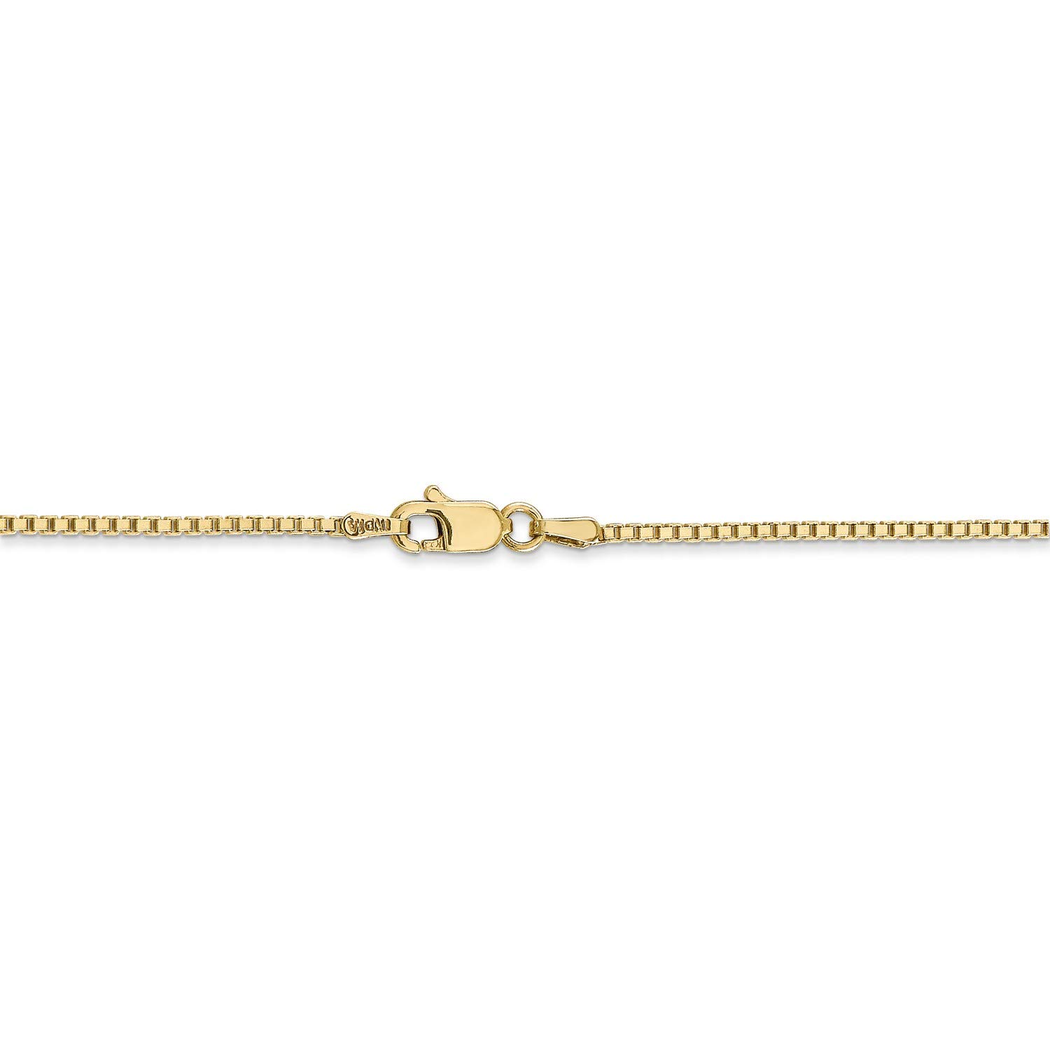 14K Yellow Gold Classic Box Chain Necklace, Bracelet or Anklet - Dainty Jewelry for Women, Gift for Her - Perfect for Everyday Wear, Special Occasions & Layering