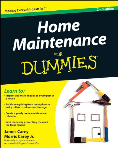 Home Maintenance For Dummies - Complete DIY Guide for House Repairs & Improvement | Perfect for Beginners, Homeowners & Renters