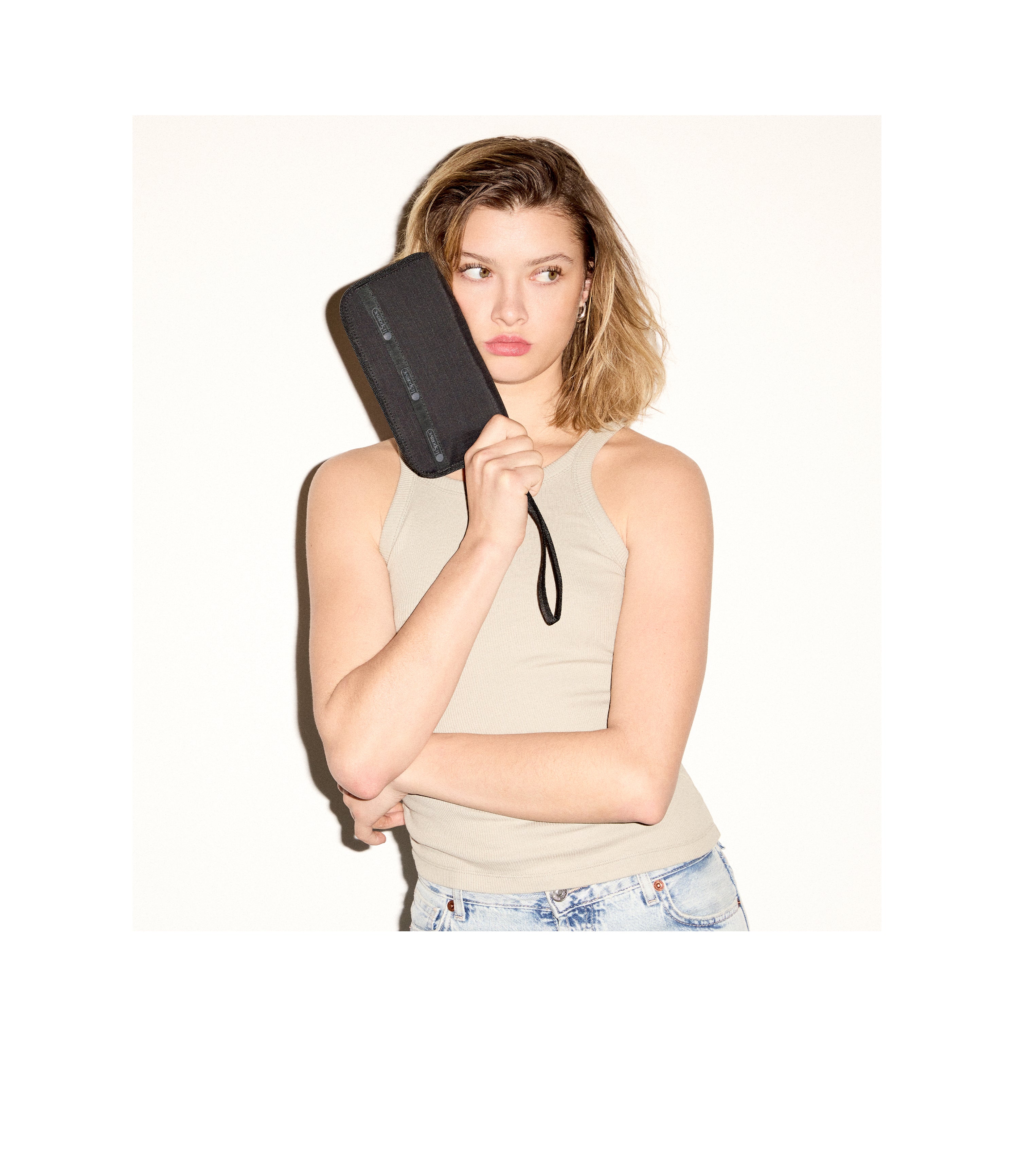 Slim RFID Blocking Tech Wallet Wristlet for Women - Secure Credit Card Holder & Phone Case with Wrist Strap - Perfect for Travel, Shopping, and Everyday Use