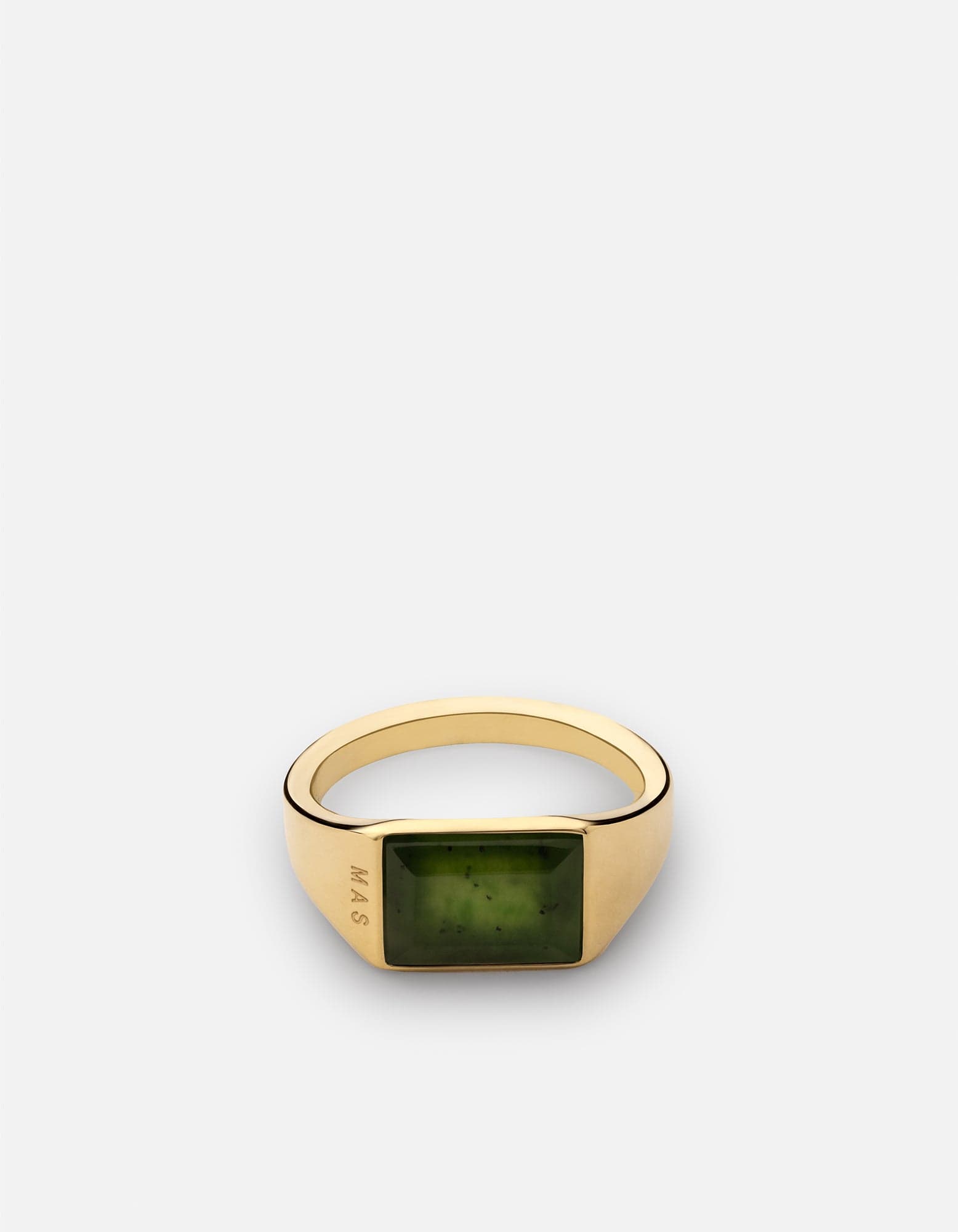 Slim Lennox Jasper Ring in Gold Vermeil - Elegant Minimalist Jewelry for Women, Perfect for Everyday Wear & Special Occasions