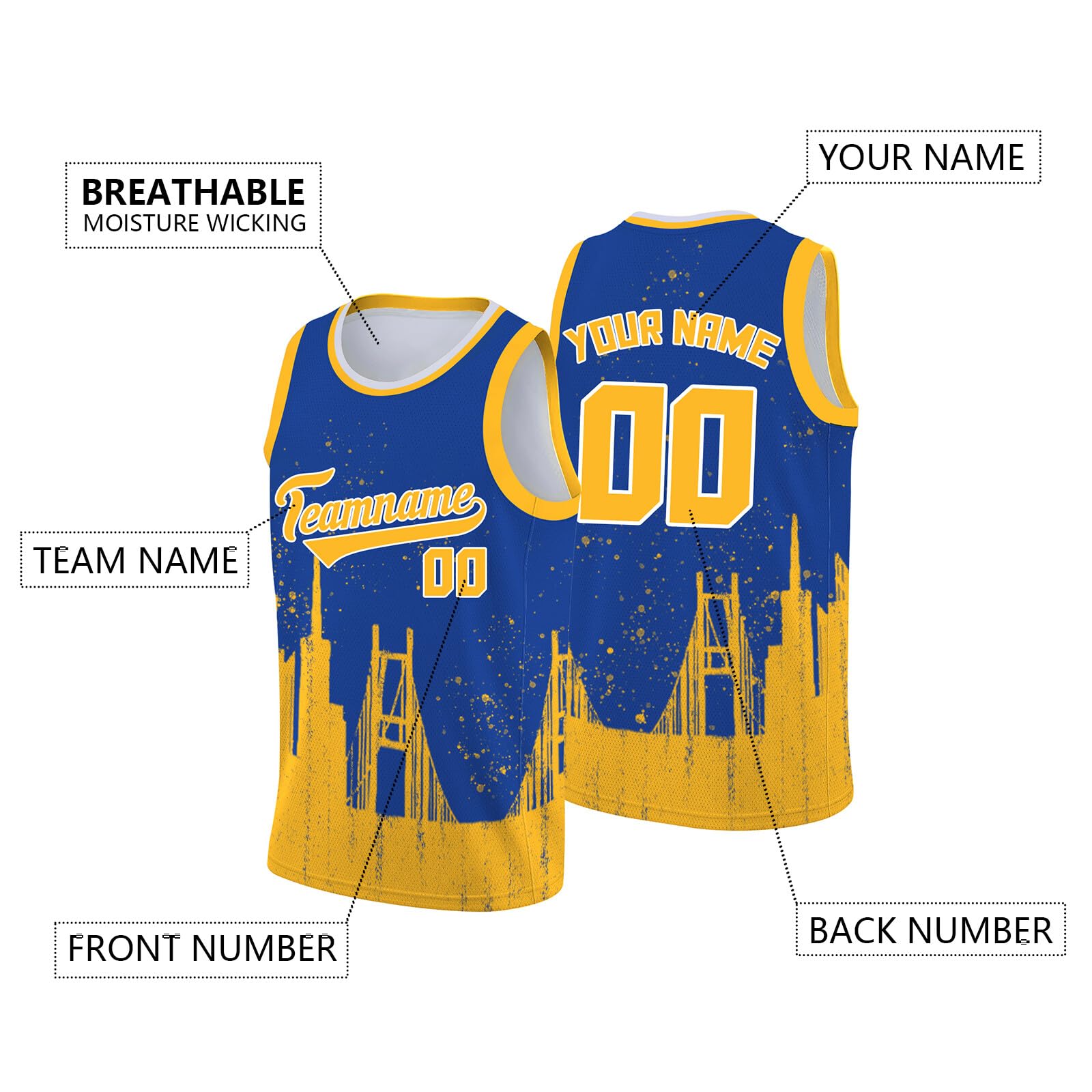 Custom Basketball City Graffiti Jersey Shirt - Personalized Name & Number for Men, Women, Youth - Fan Uniform Gift (Sizes S-4XL) - Perfect for Streetball, Games, and Sports Fan Gifts