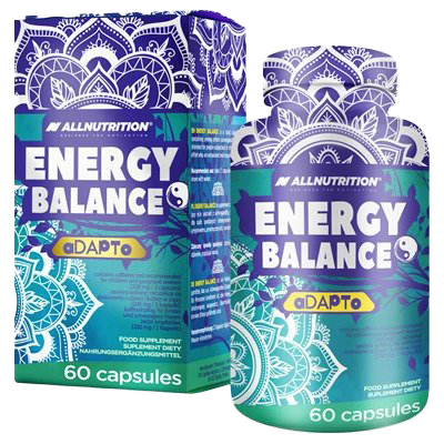 Allnutrition Energy Balance Supplement - 60 Capsules for Enhanced Energy & Focus | Boost Workouts & Daily Performance