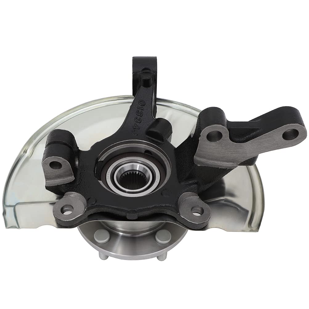 Dodge Caliber 2007-2012 Wheel Hub Bearing & Steering Knuckle Assembly - Front Left & Right Side (Part Numbers: 698-410, 698-411, 68088498AD, 68088499AD) - Perfect for Smooth Ride & Steering Repair, DIY Auto Maintenance